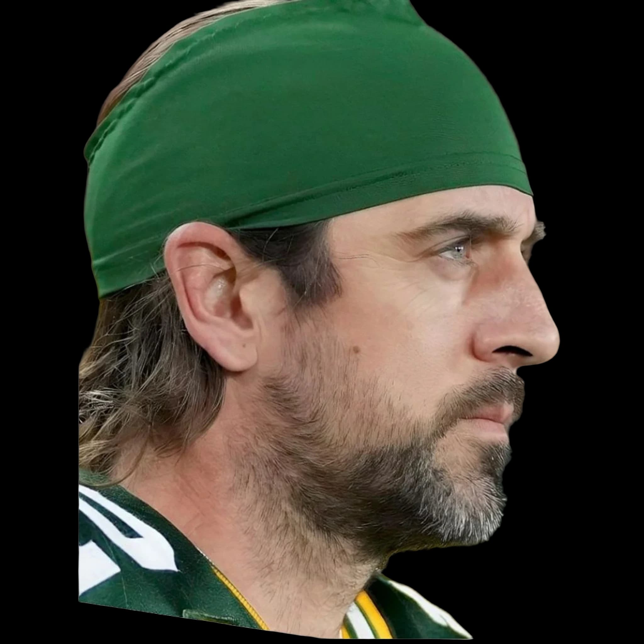 Aaron Rodgers, side profile