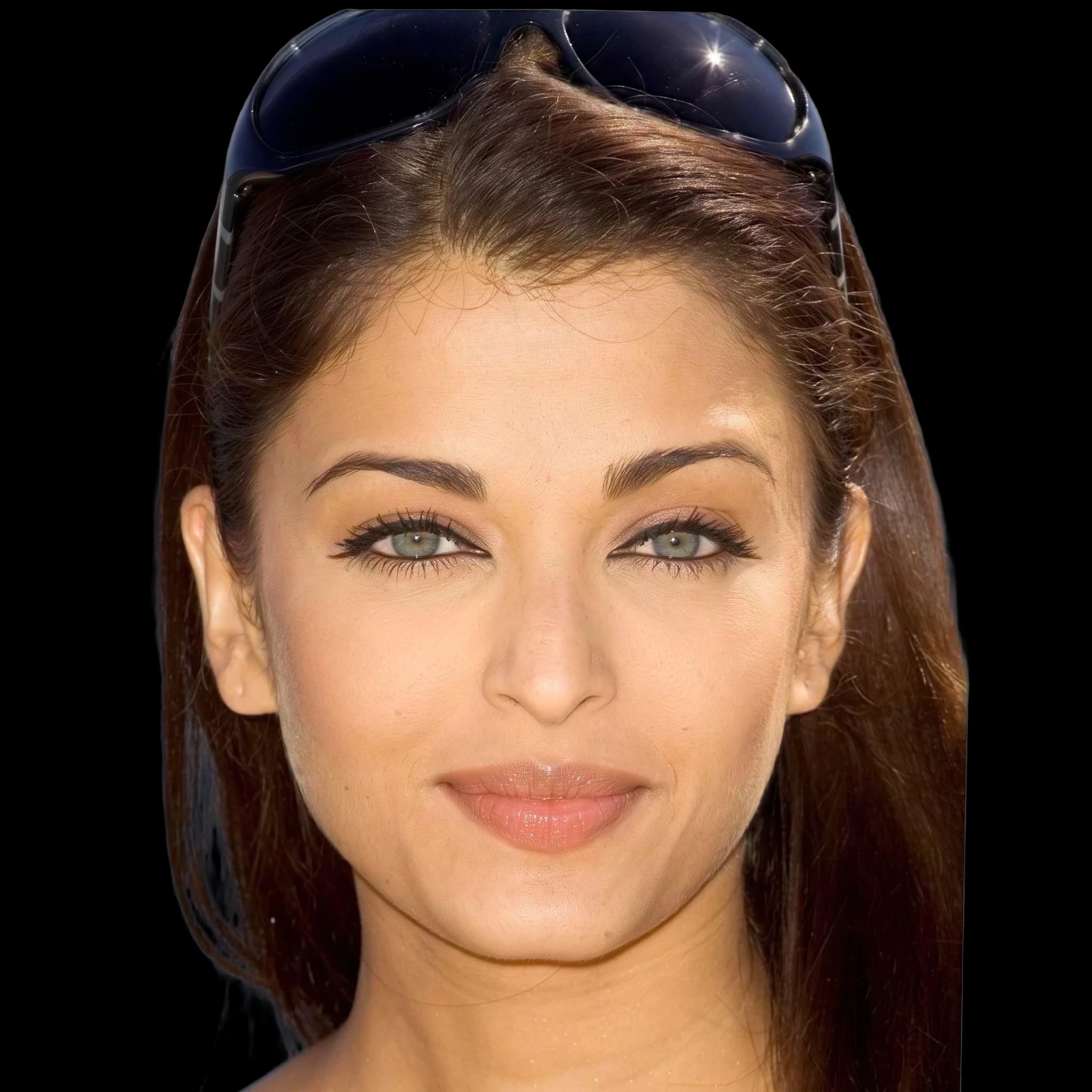 Aishwarya Rai (Young), front profile