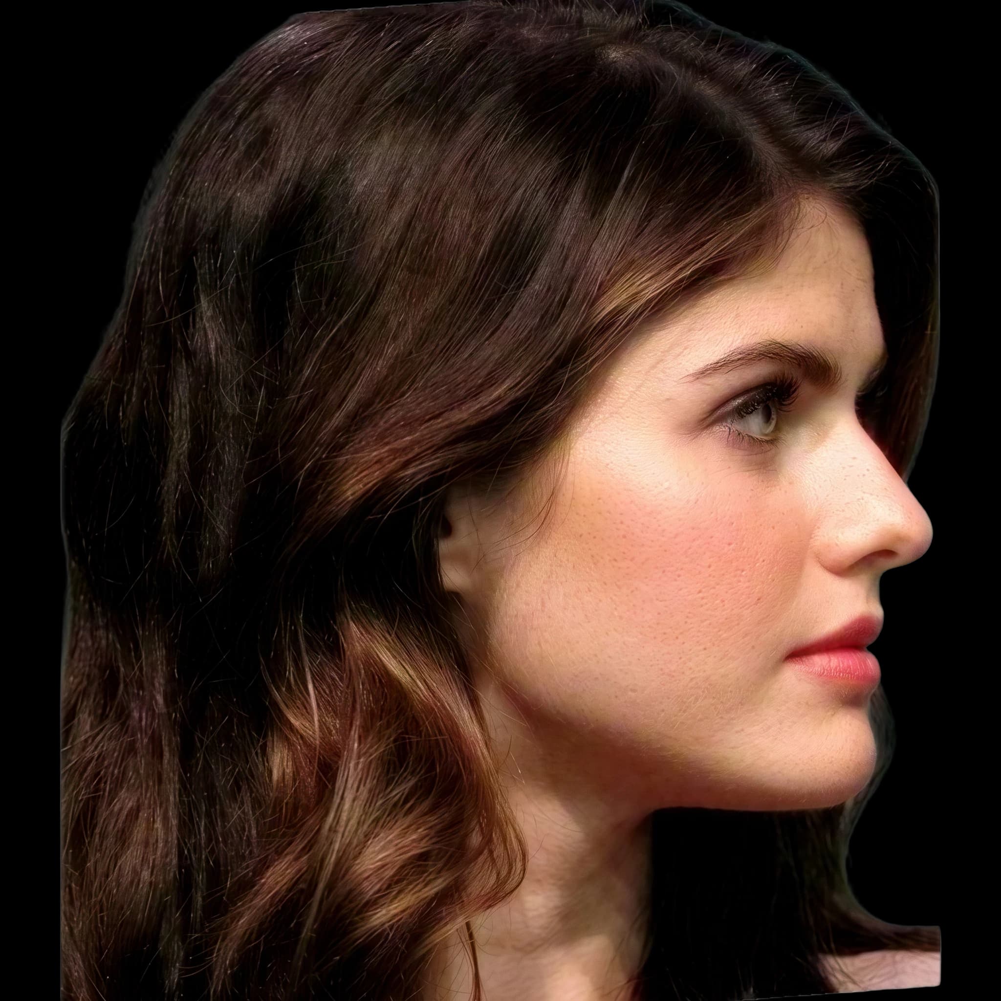 Alexandra Daddario, Hair Length