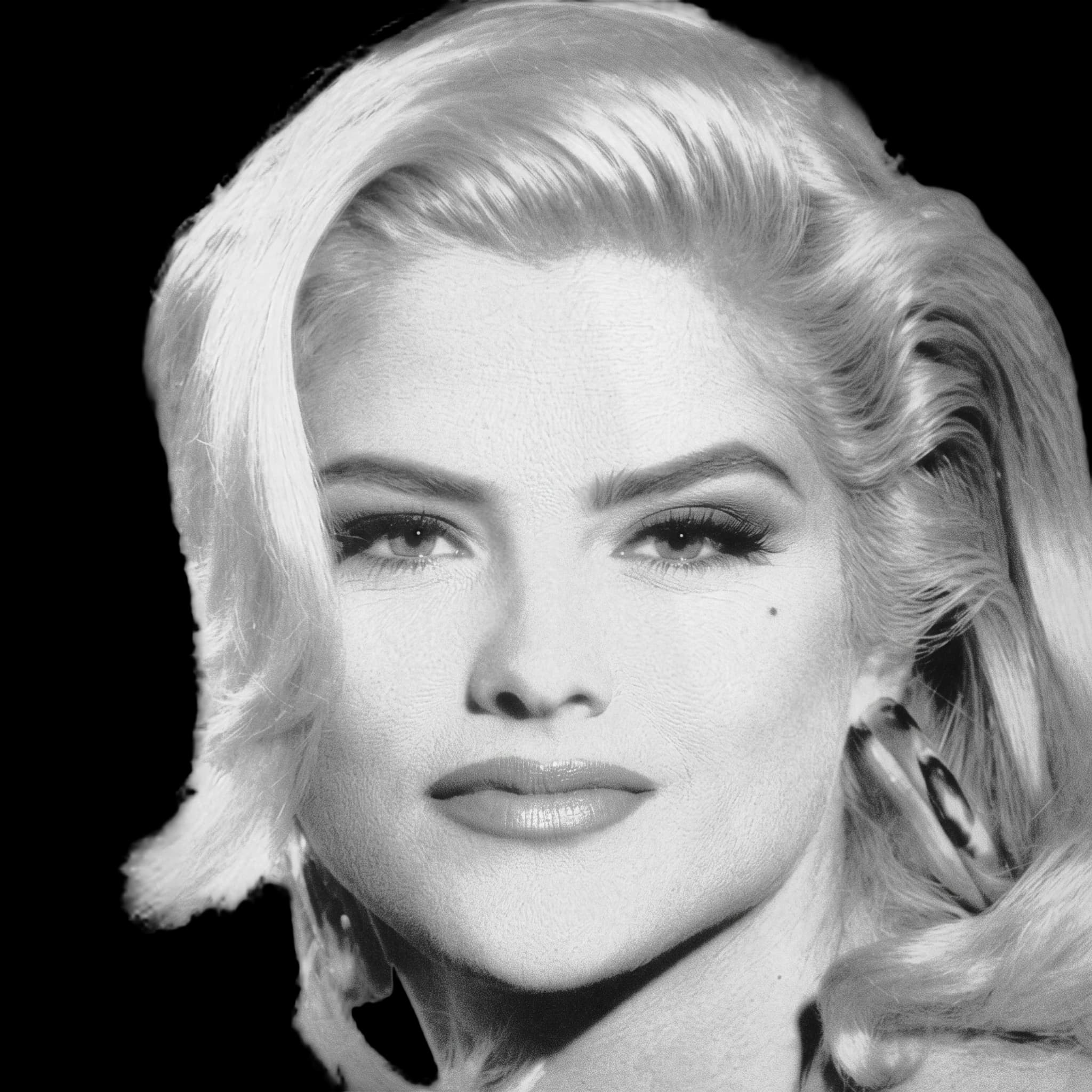 Anna Nicole Smith, Cheekbone Prominence