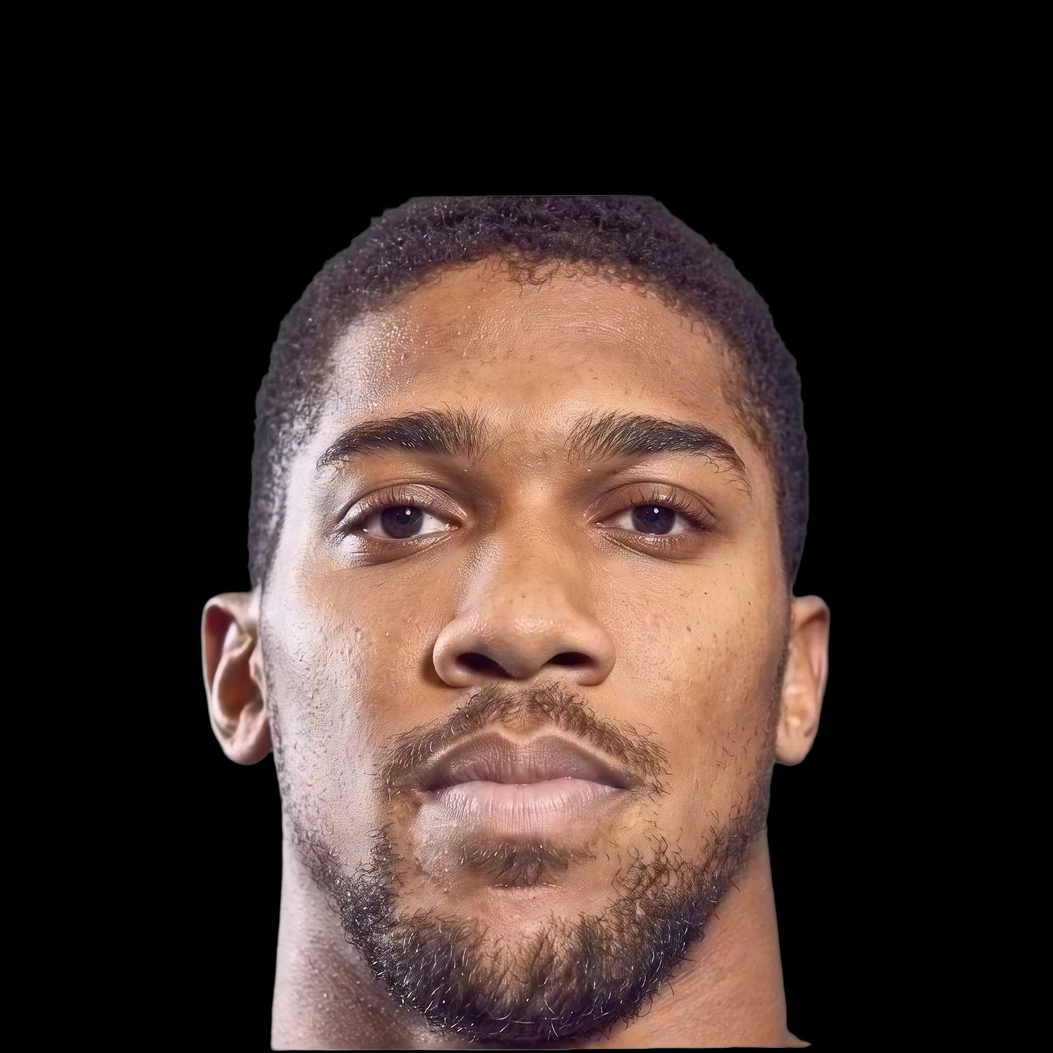 Anthony Joshua, front profile