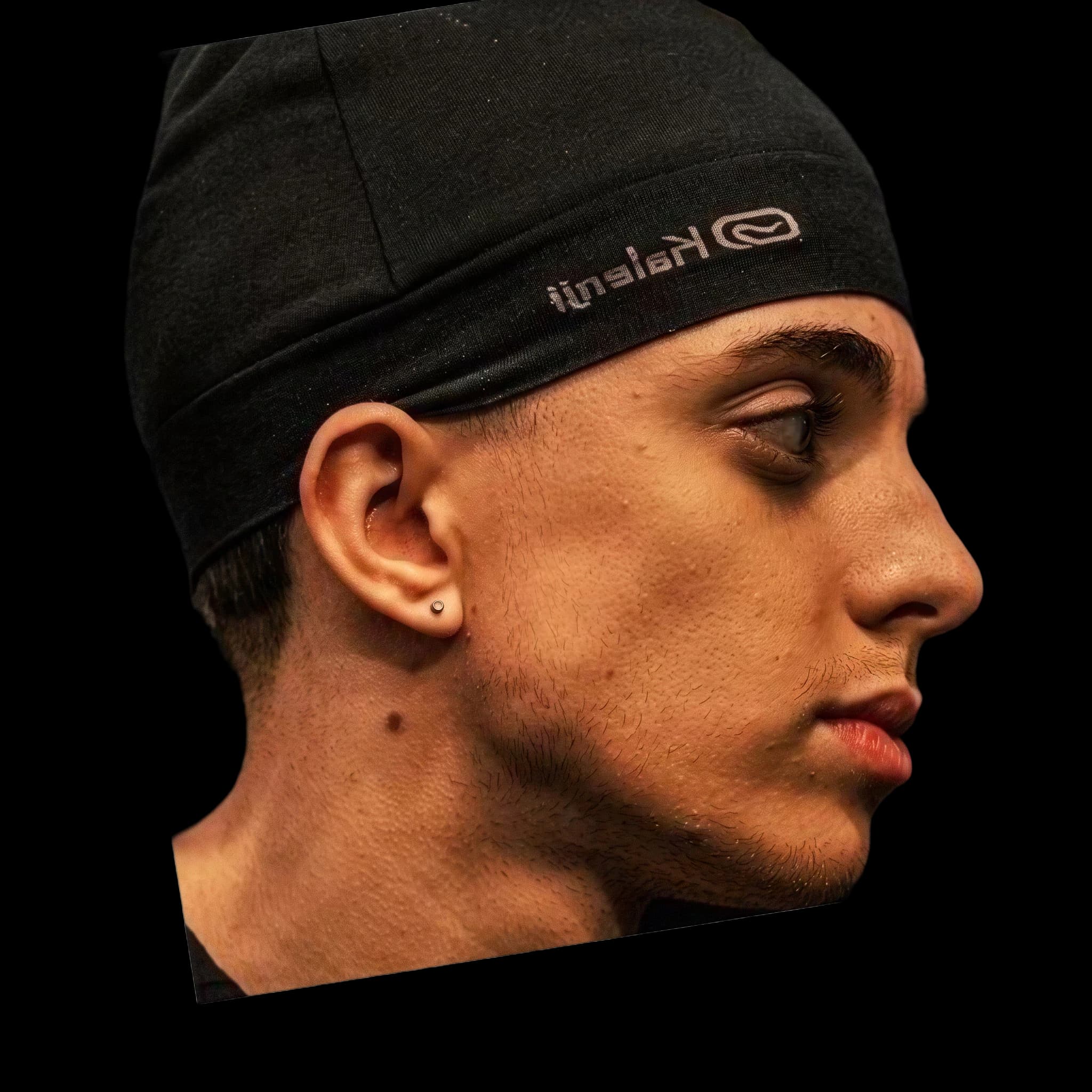 Anyme023, side profile