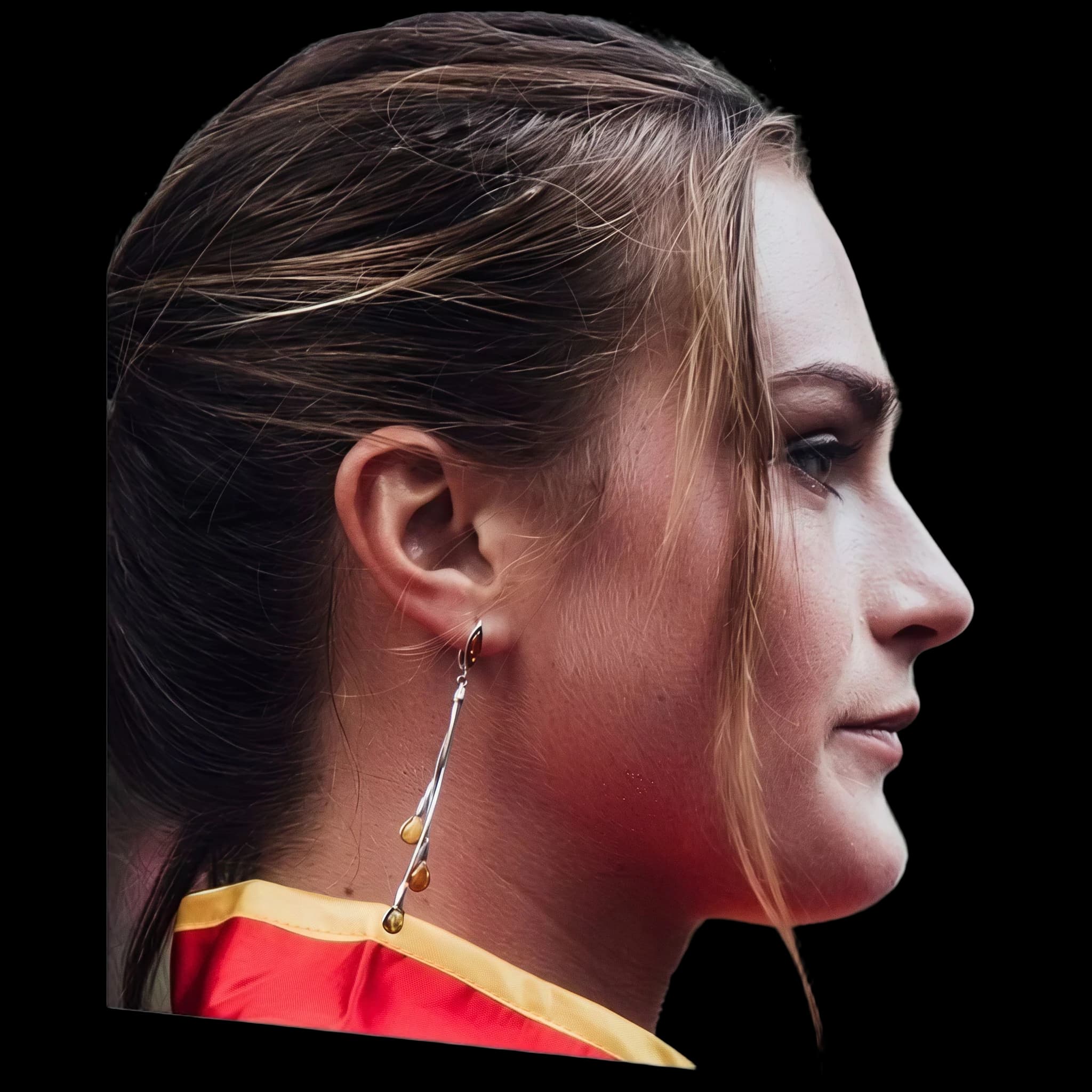 Aryna Sabalenka, side profile