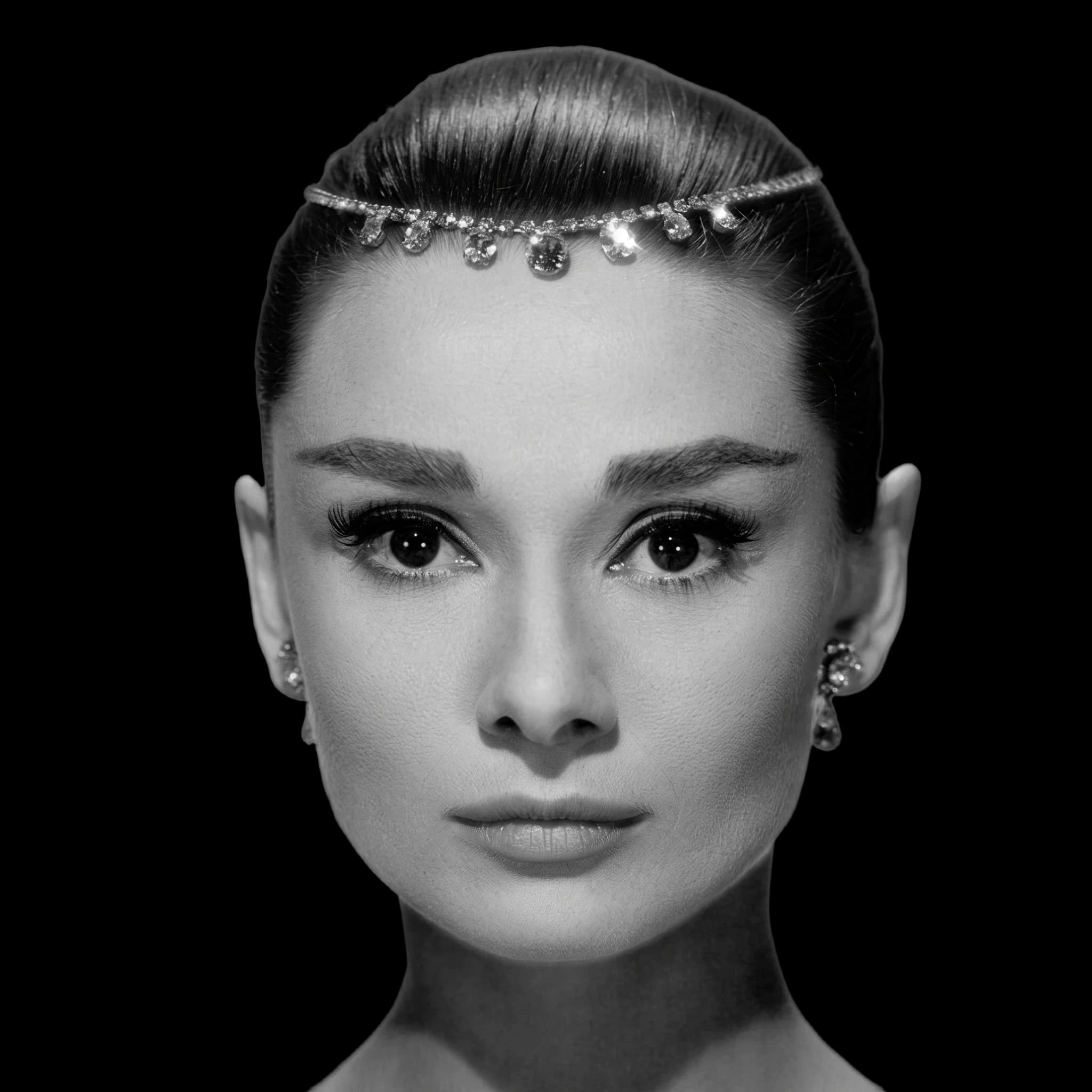Audrey Hepburn, Cheekbone Prominence