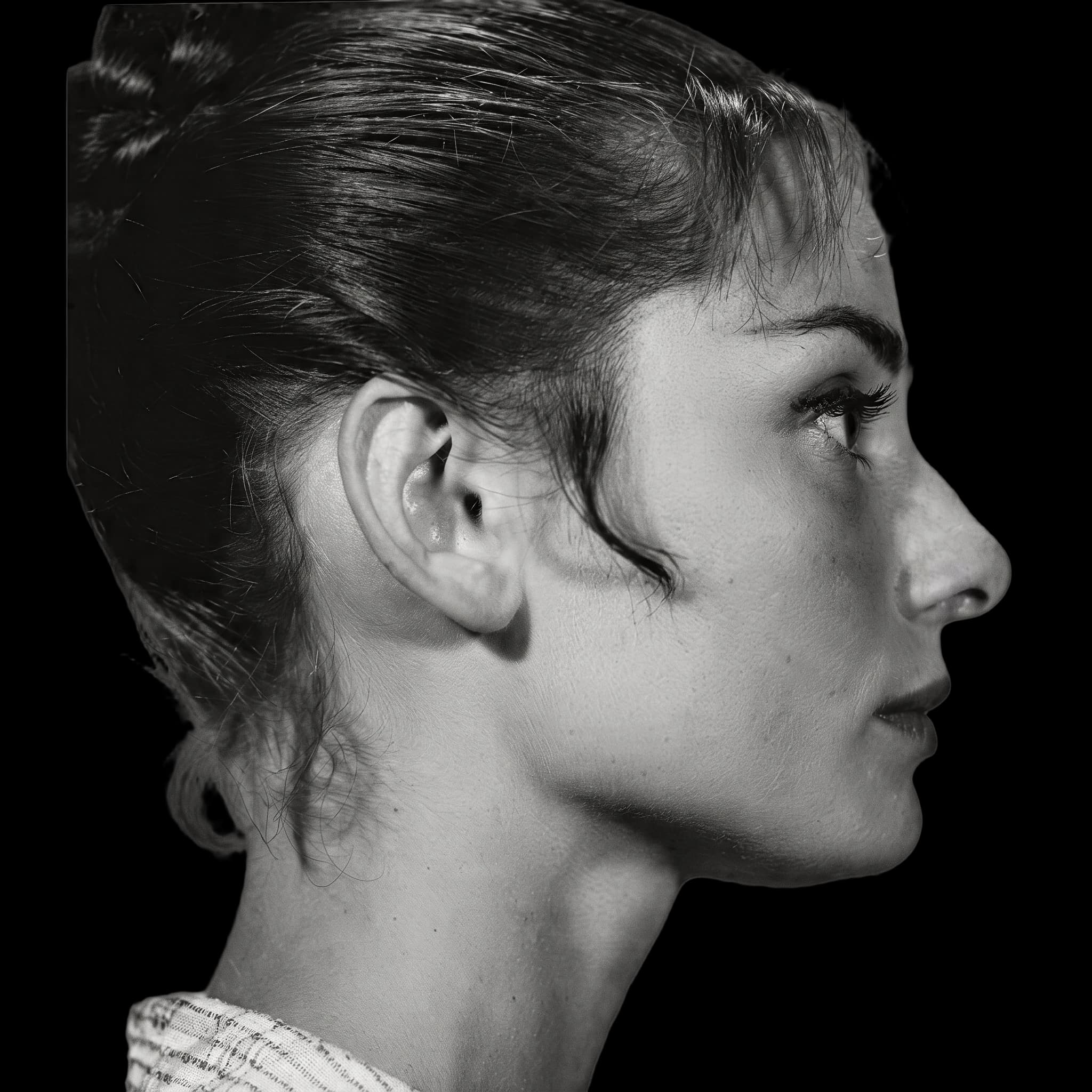Audrey Hepburn, Upper Lip S-Line Position