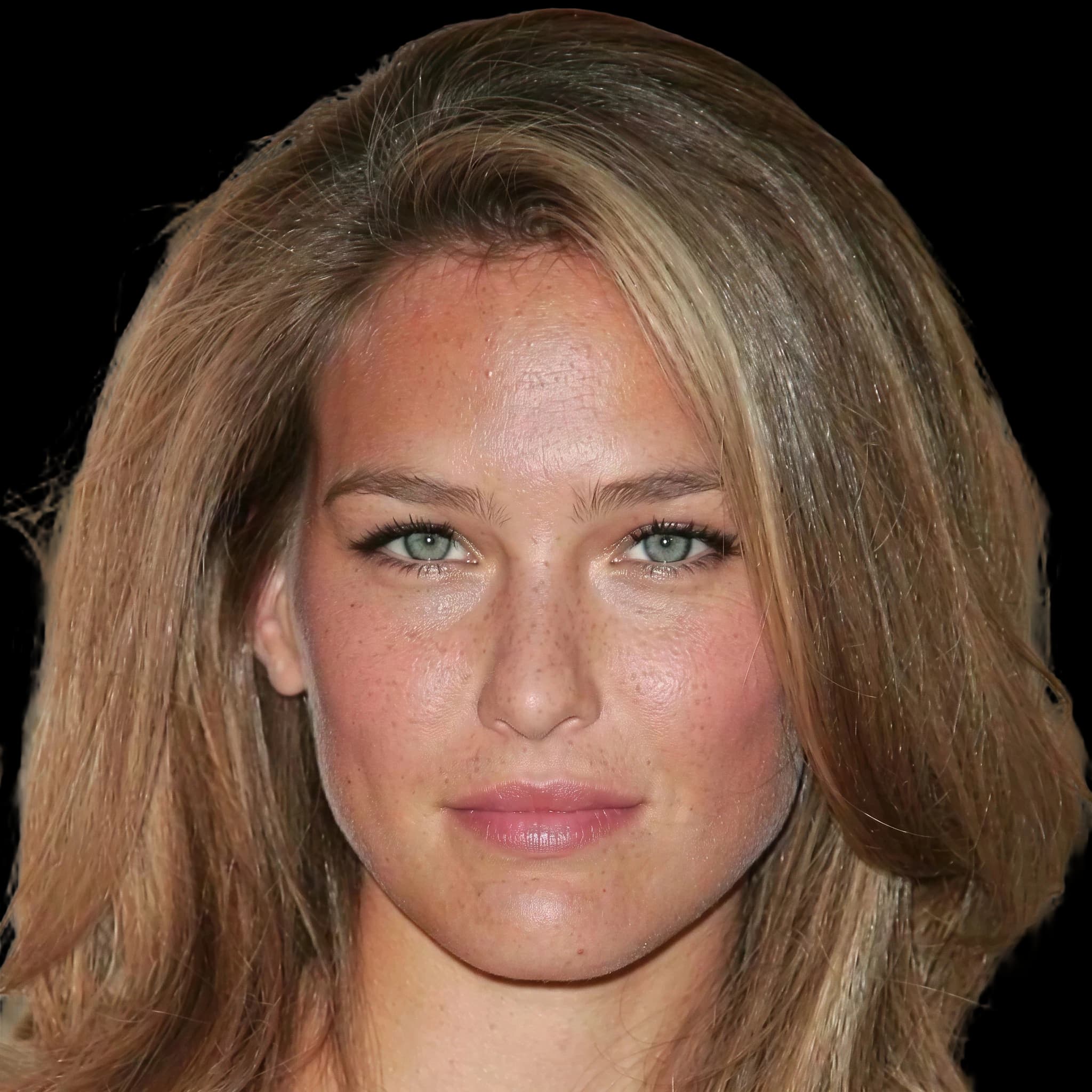 Bar Refaeli, front profile