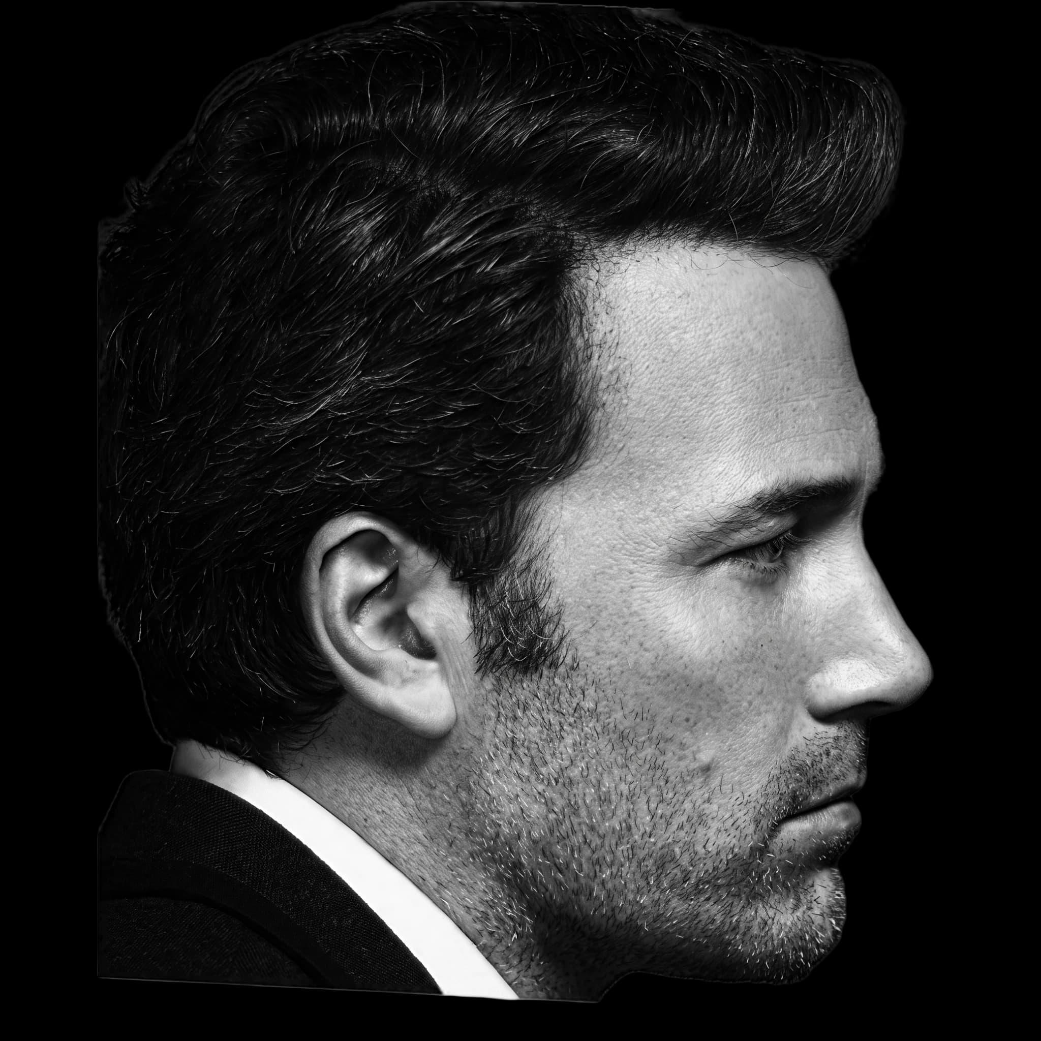 Ben Affleck, side profile