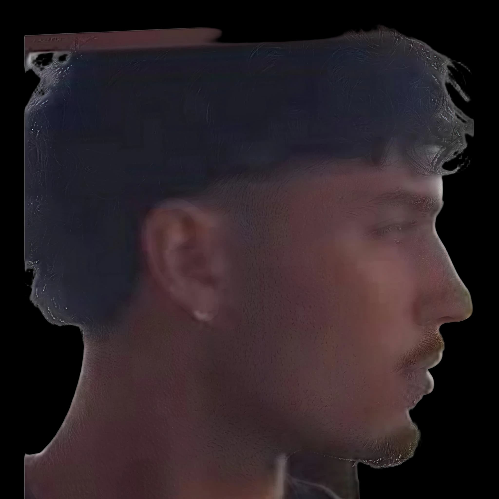 Braeden Carter, side profile