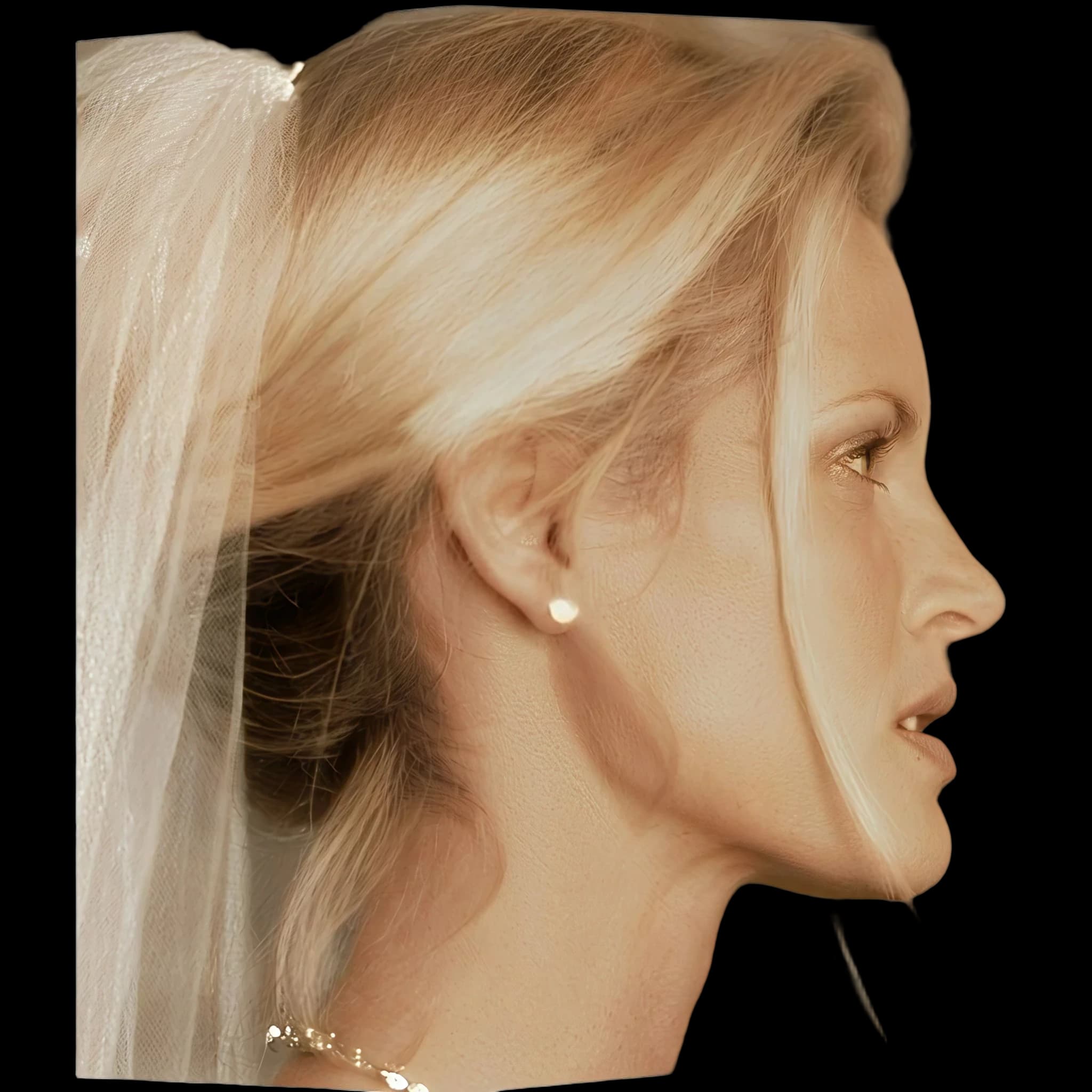 Bridgette Wilson, side profile