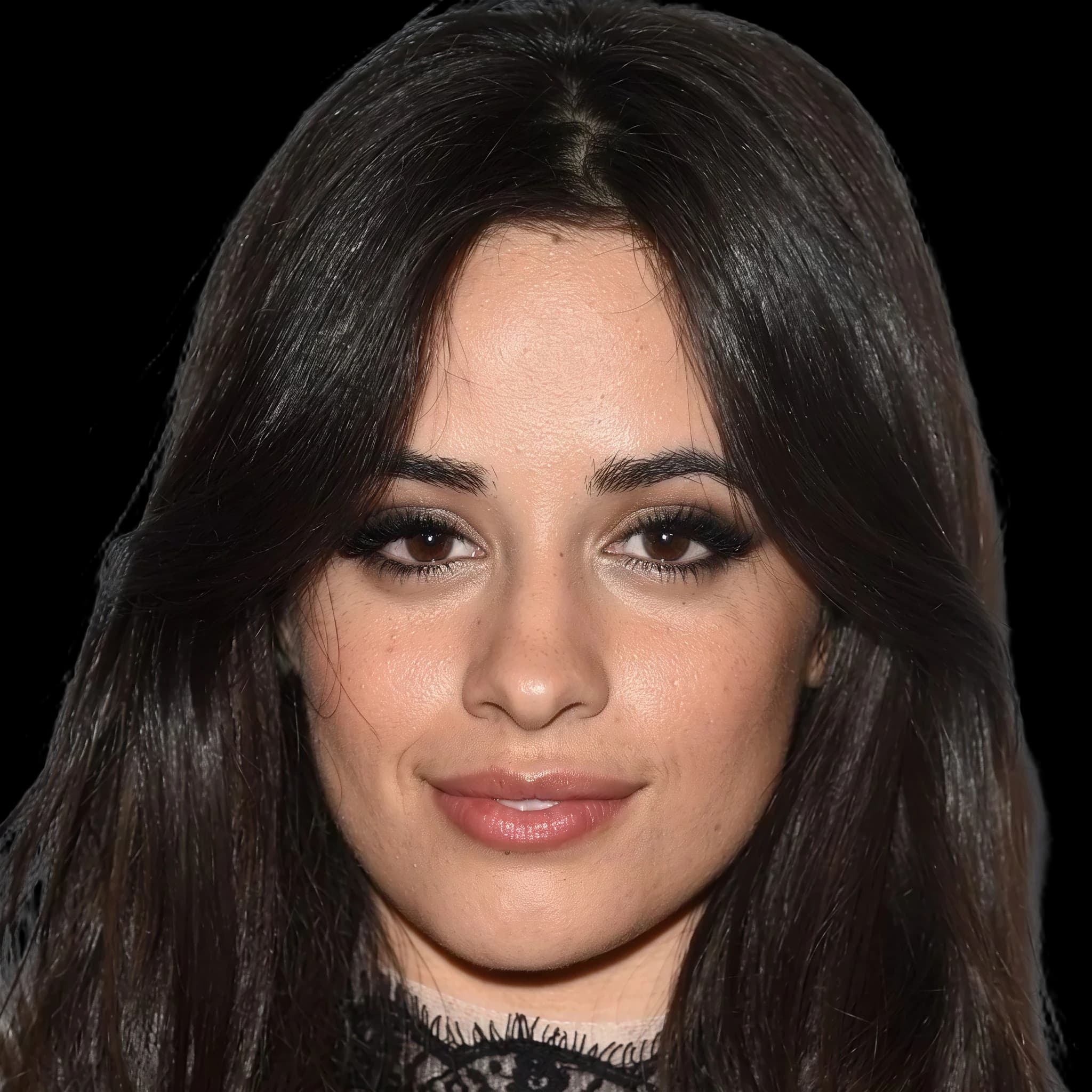 Camilla Cabello, Upper Eyelid Exposure