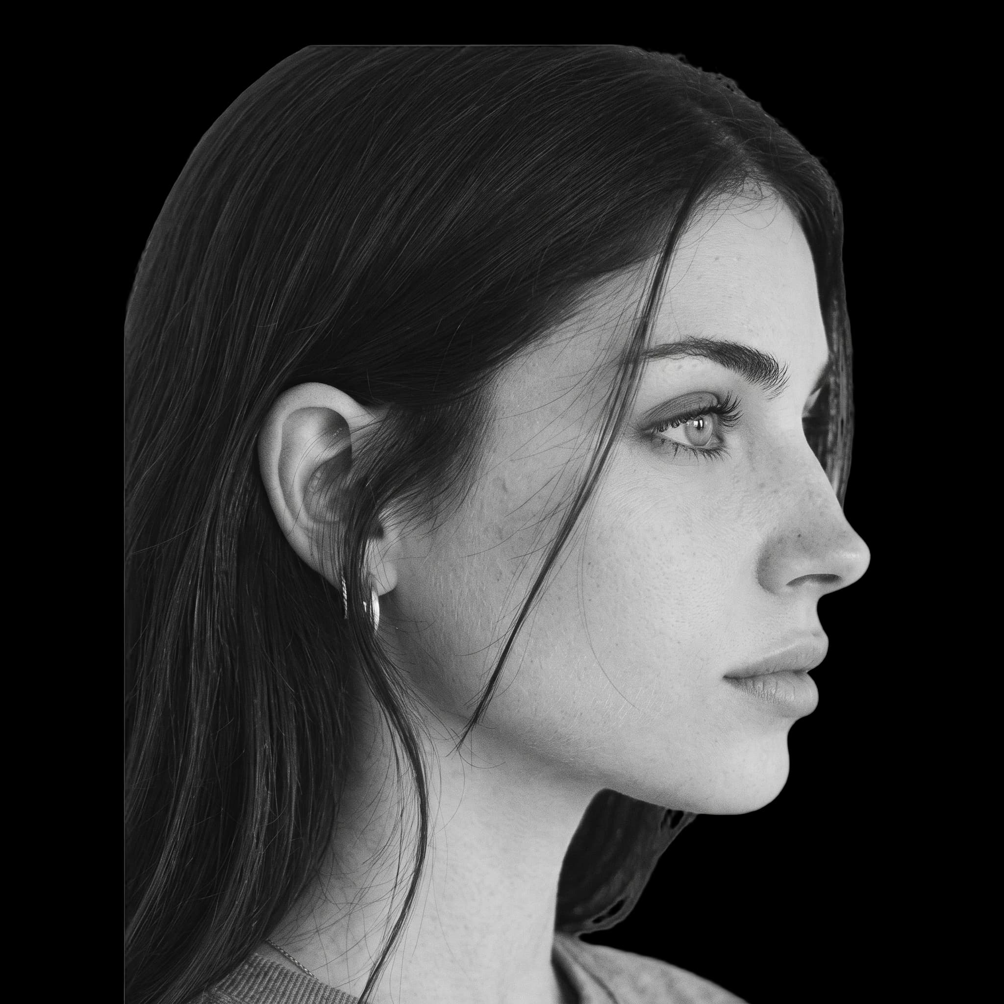 Candela Gallo, side profile
