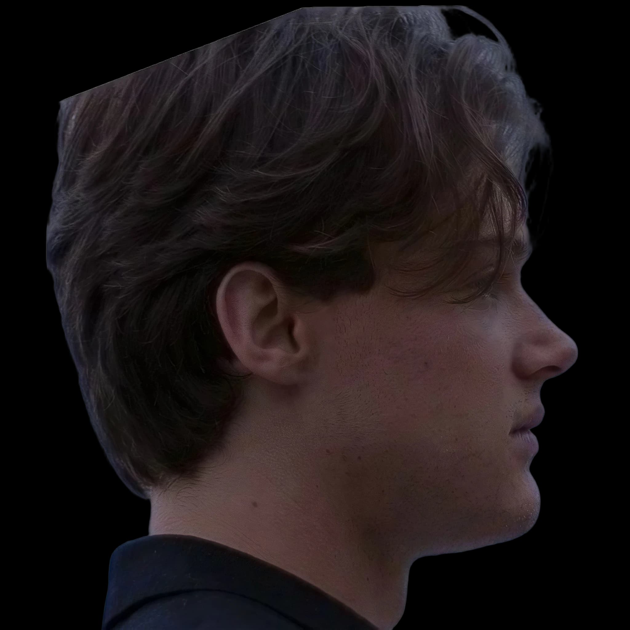 Chris Briney, side profile