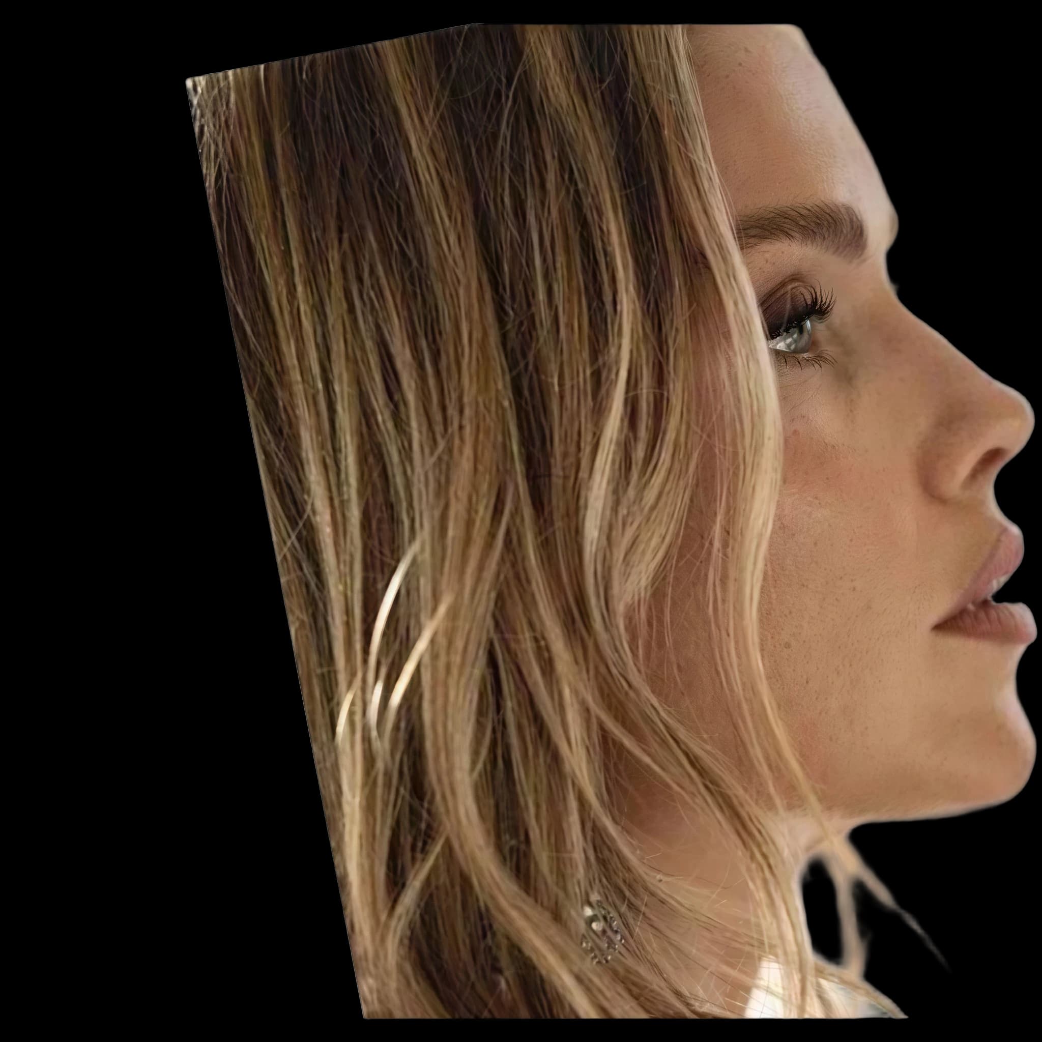 Claire Holt, side profile
