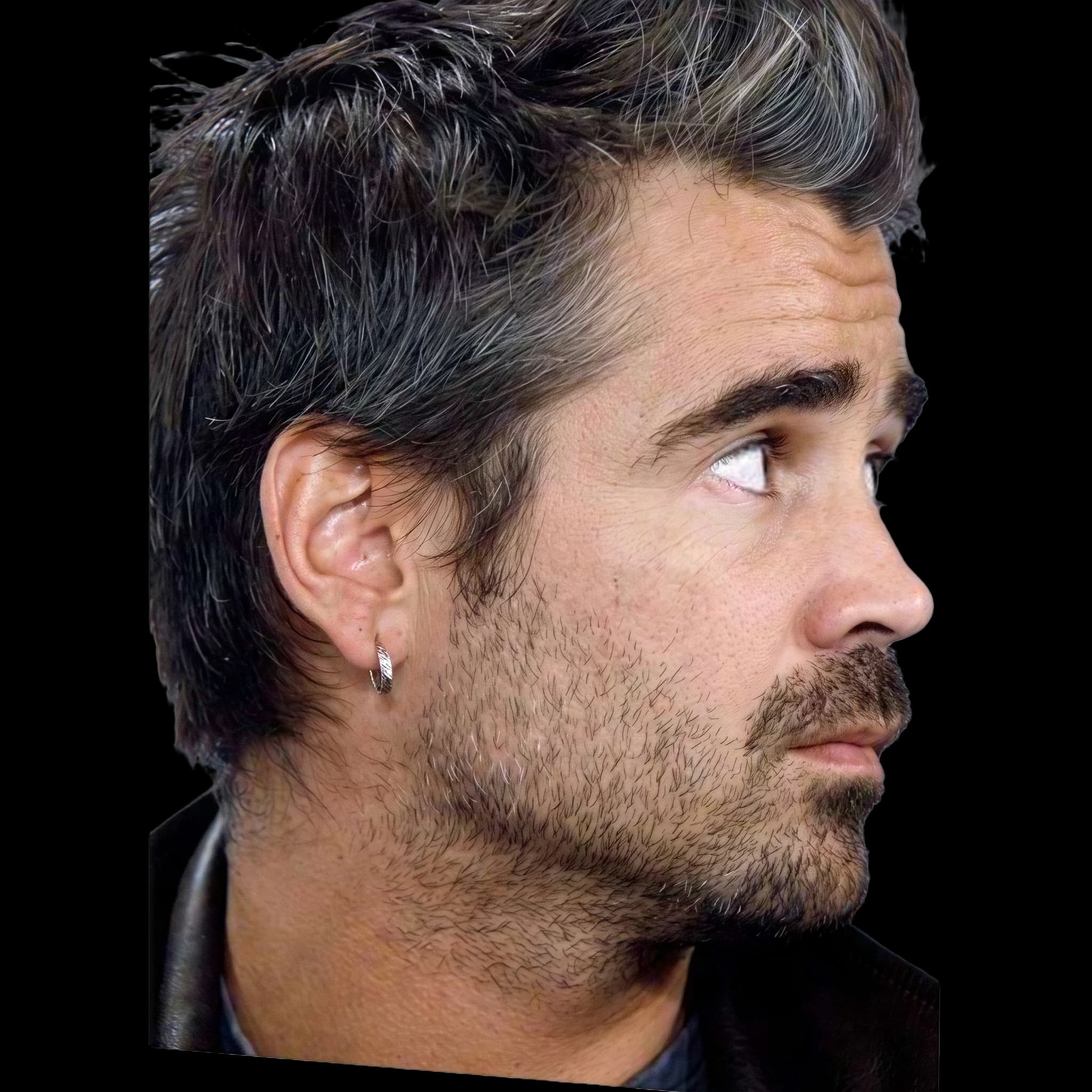Colin Farrell, Upper Lip S-Line Position