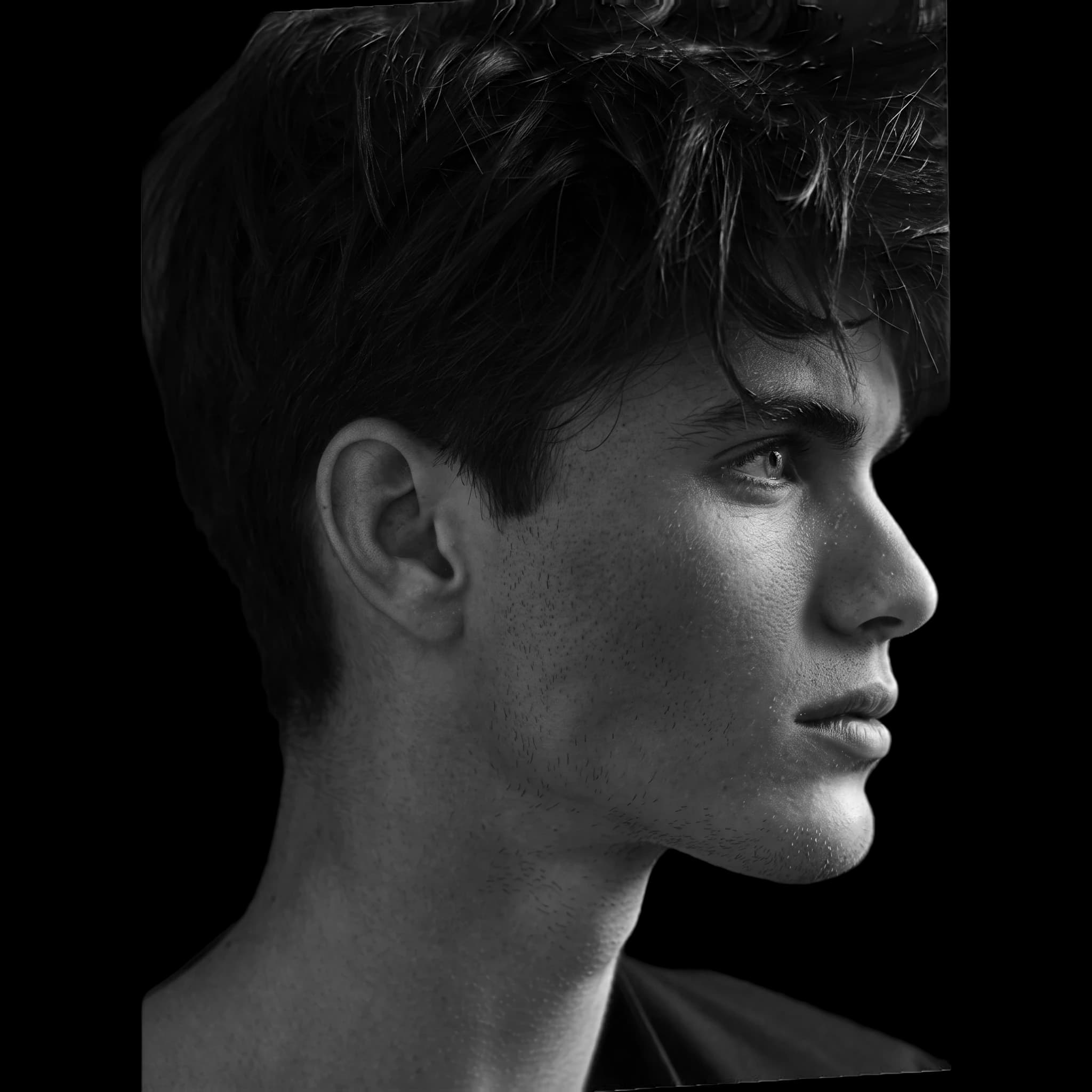 Dan Zsolt, side profile