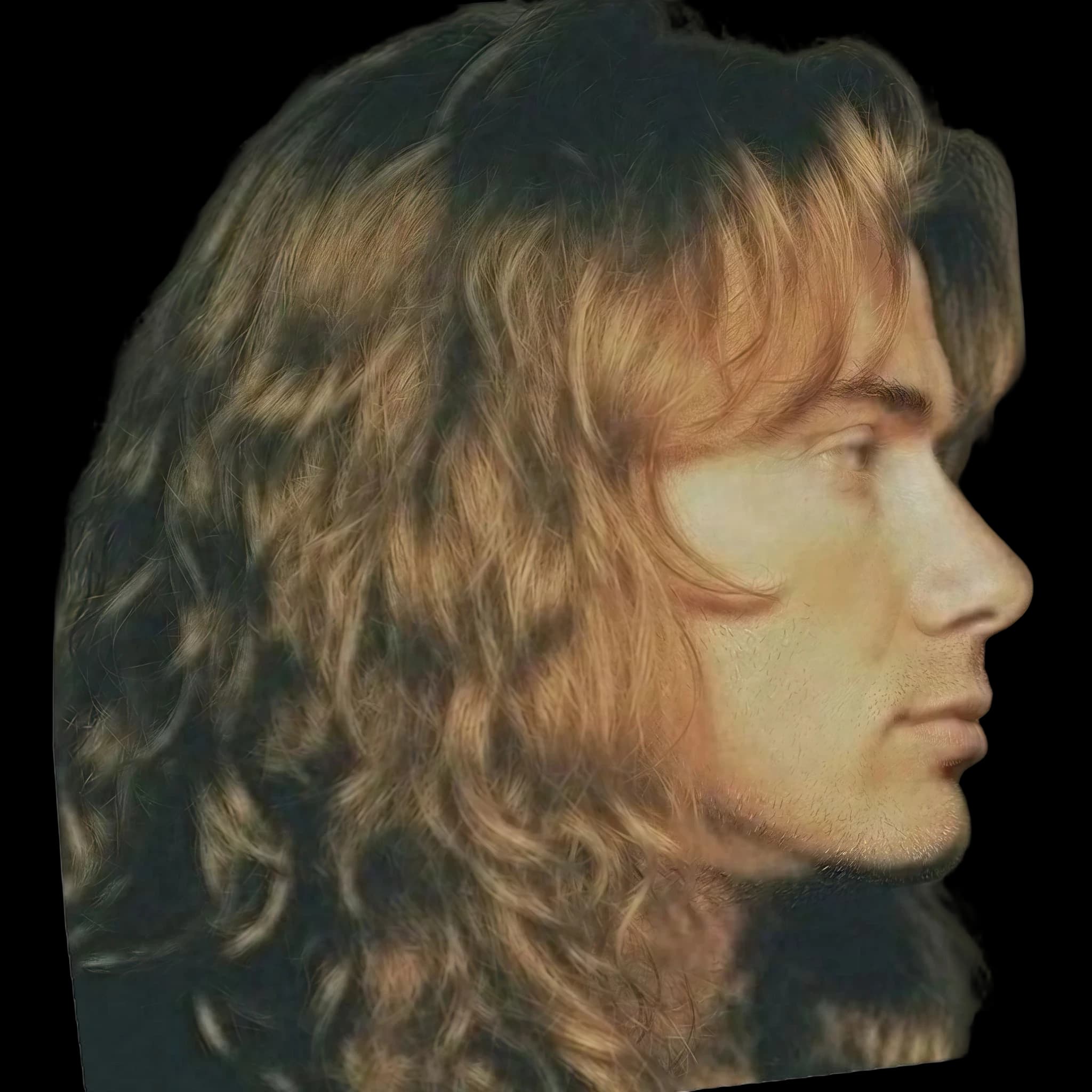 Dave Mustaine, side profile