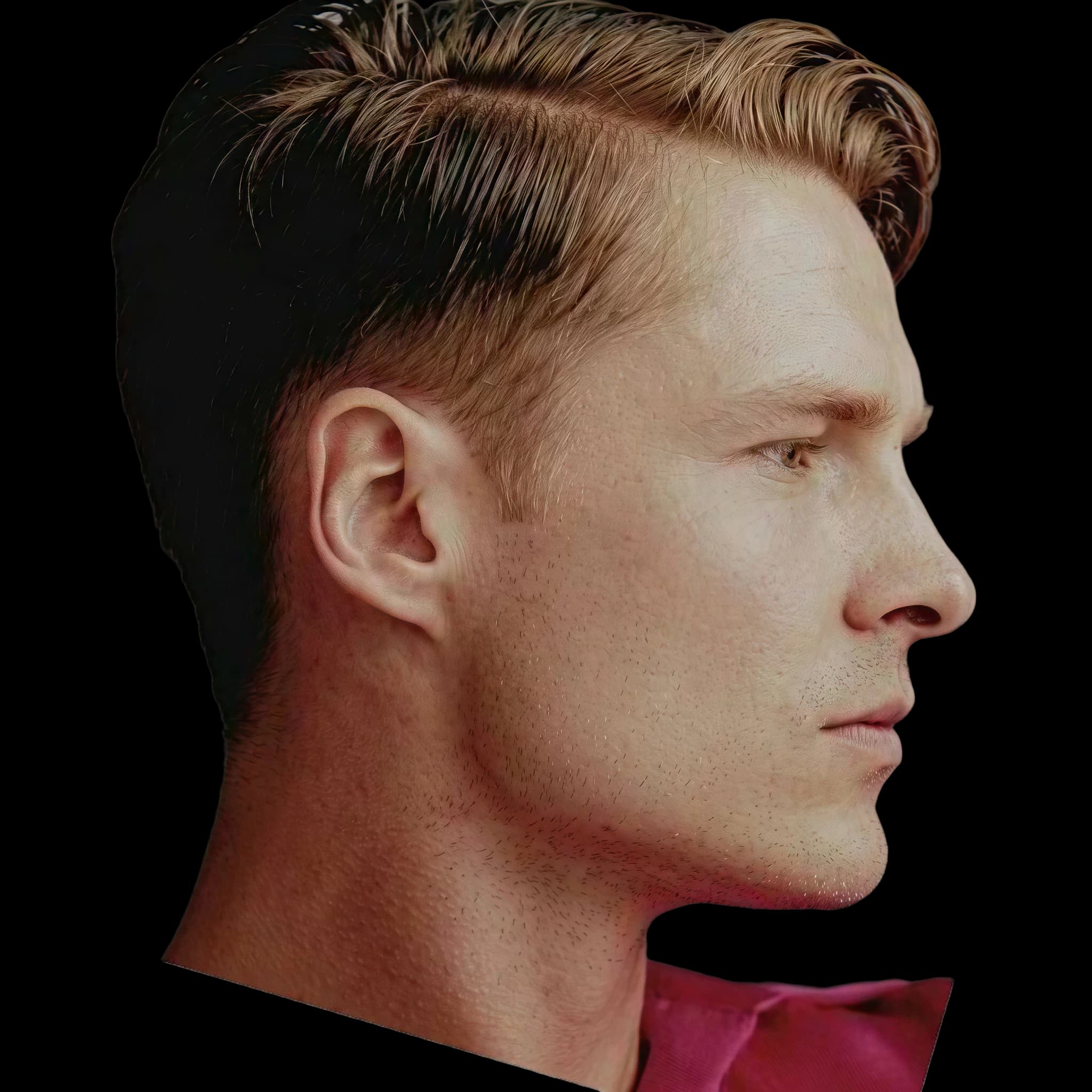 Dawid Cichus, side profile