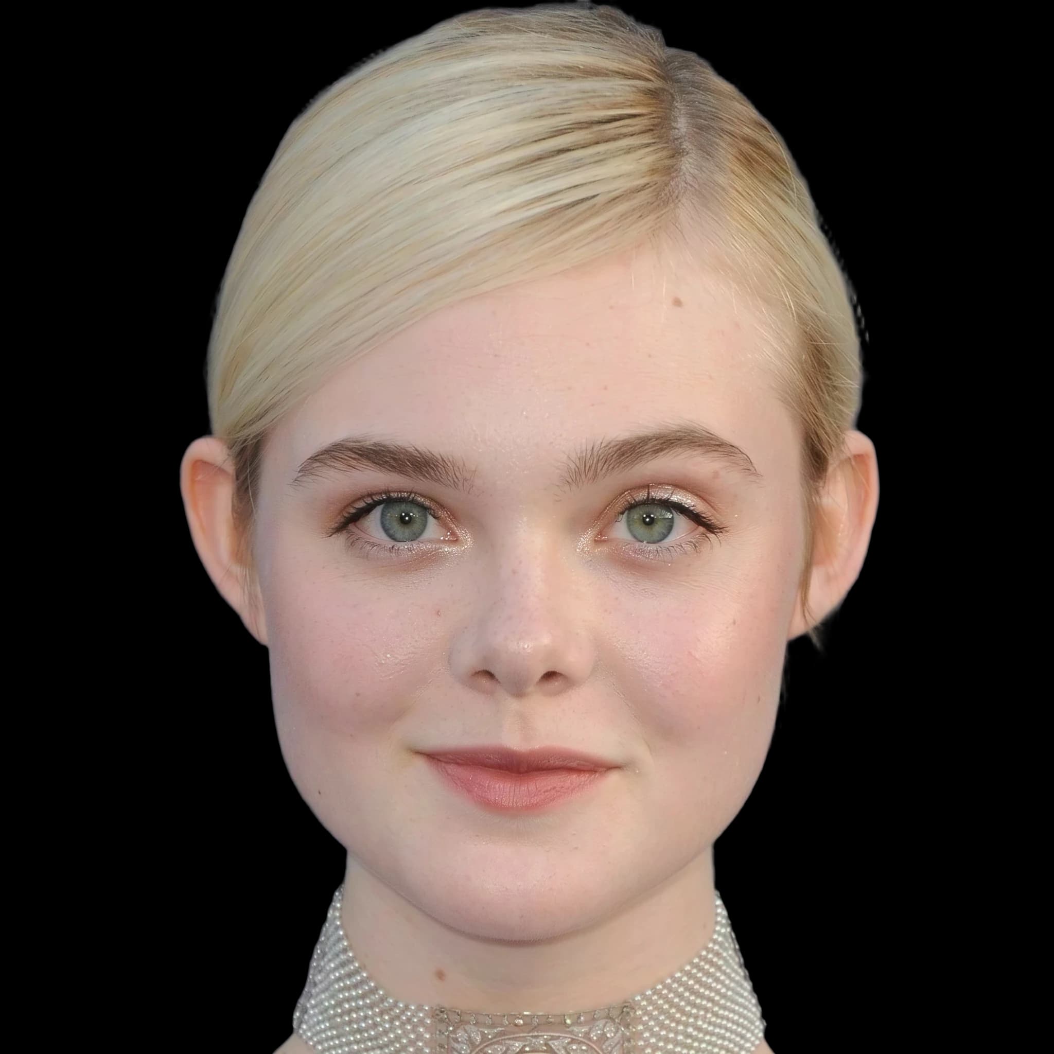 Elle Fanning, front