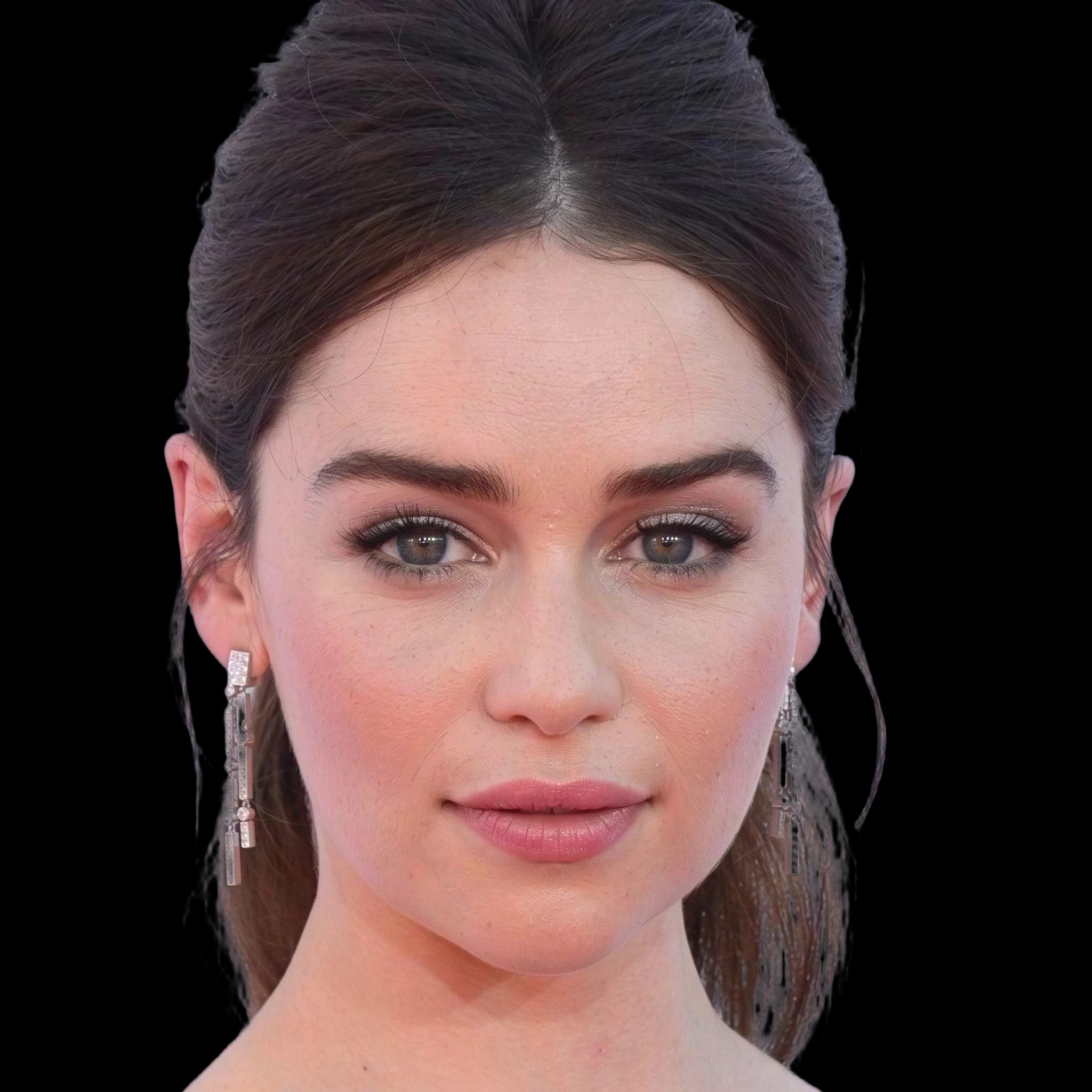 Emilia Clarke, front profile