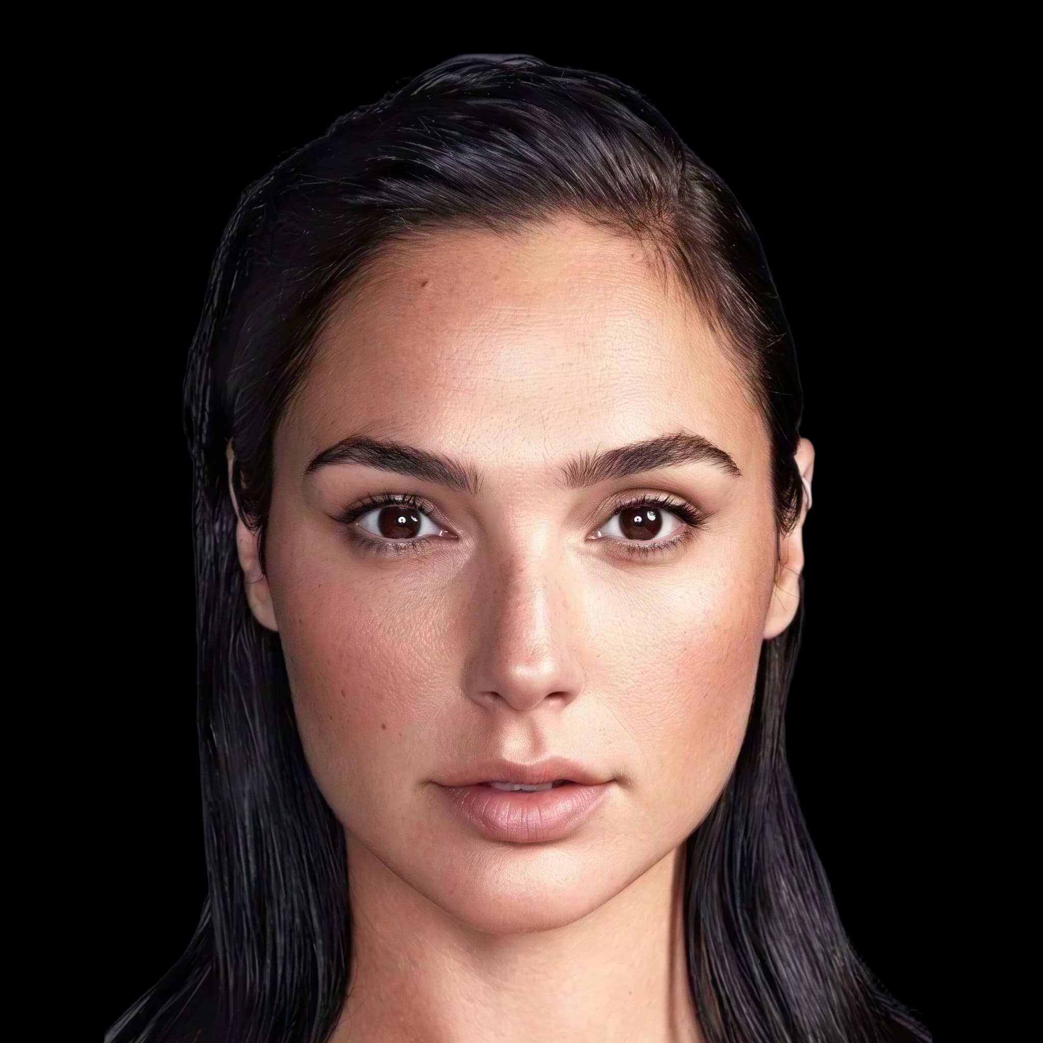 Gal Gadot, Nose Wing Asymmetry