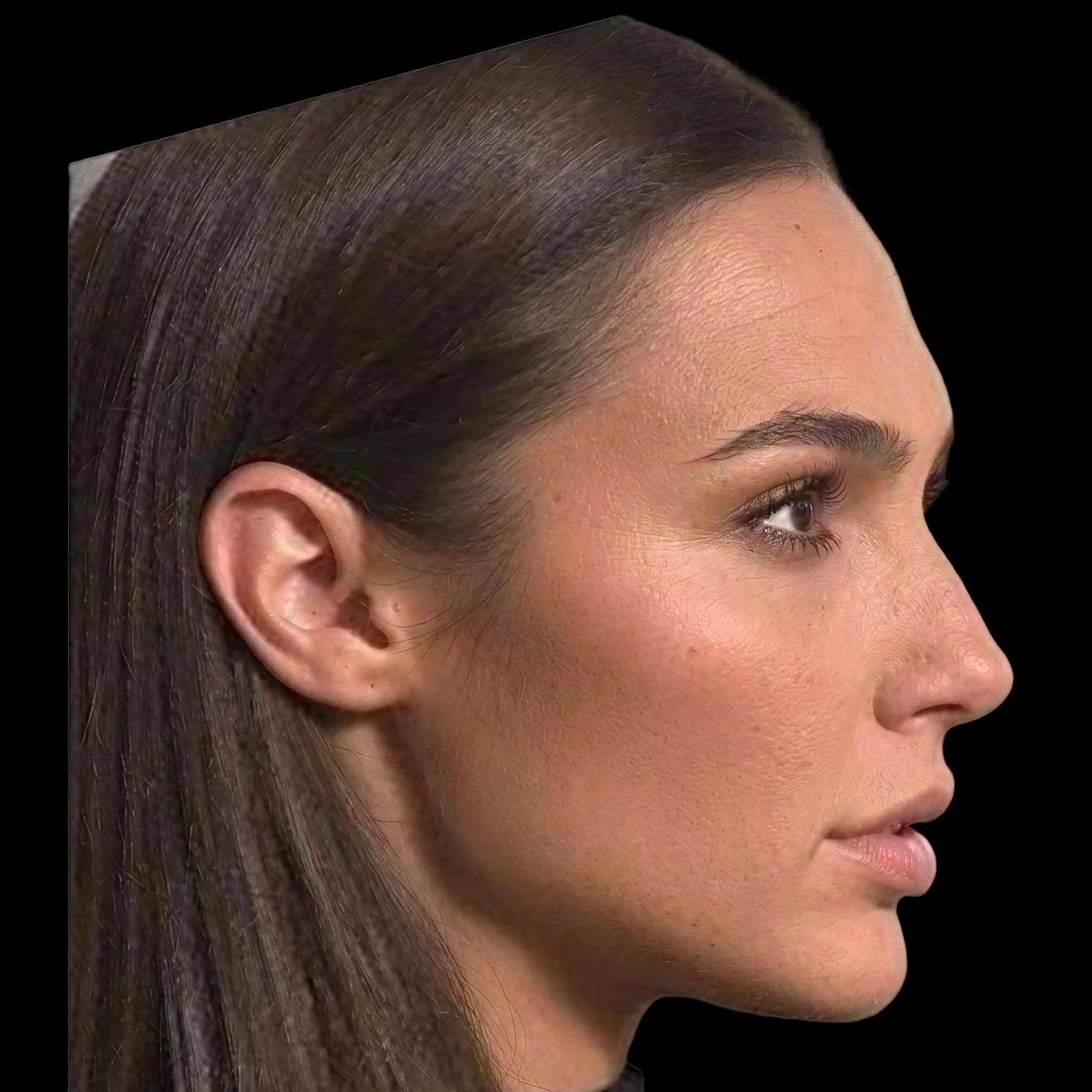 Gal Gadot, Browridge Inclination Angle