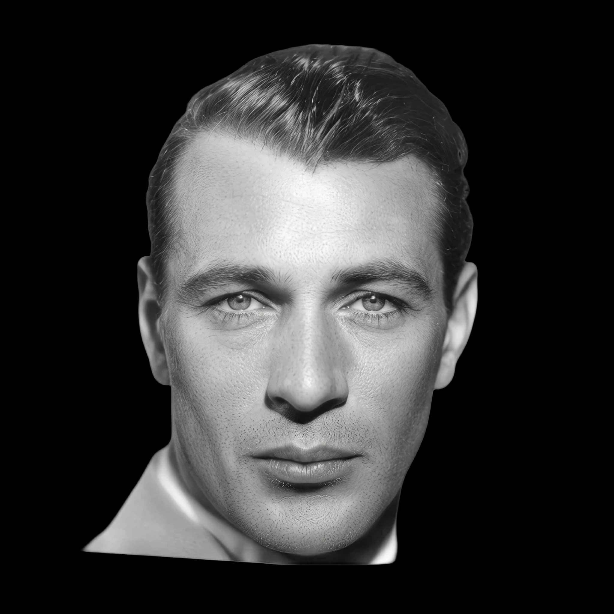 Gary Cooper, front