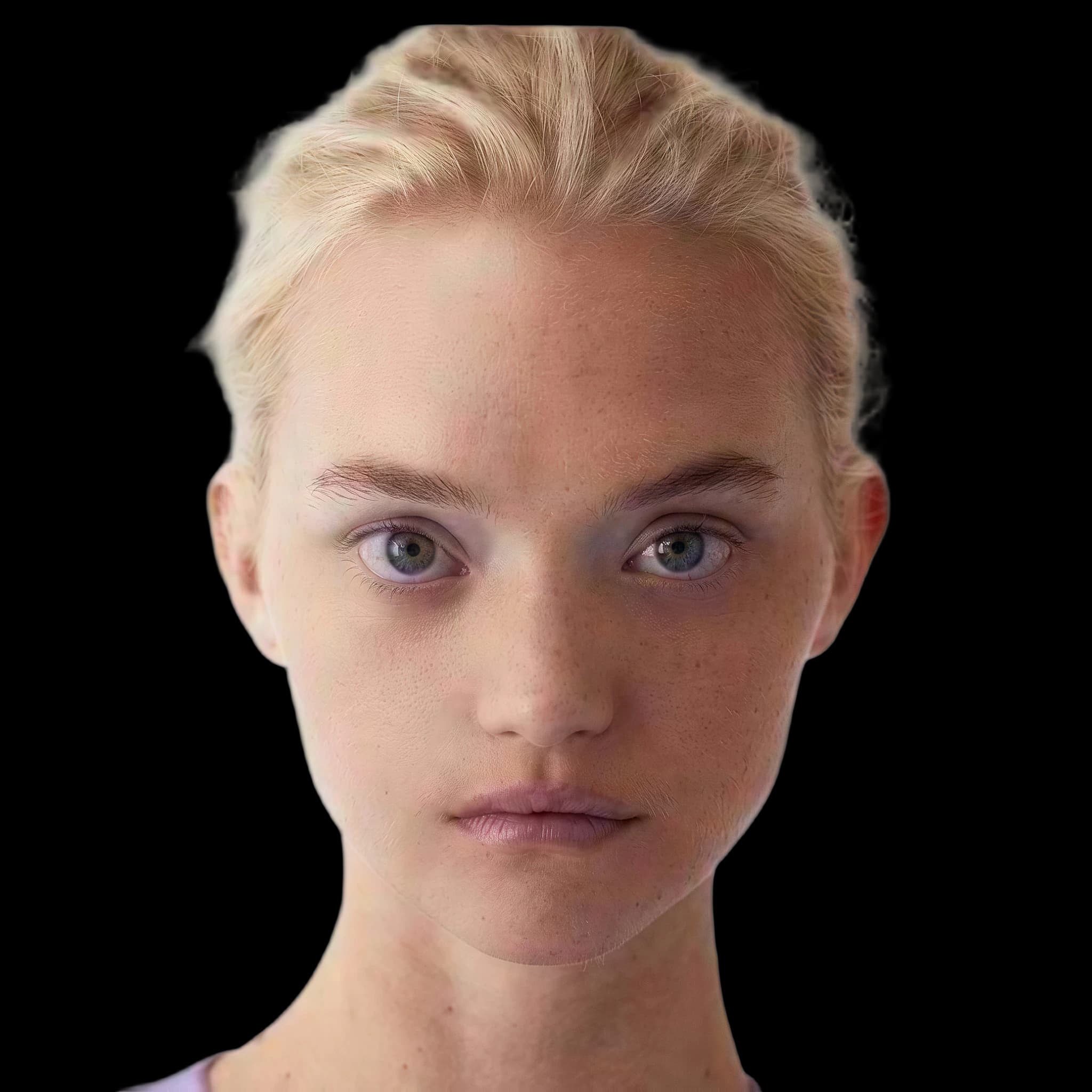 Gemma Ward, Cheekbone Prominence