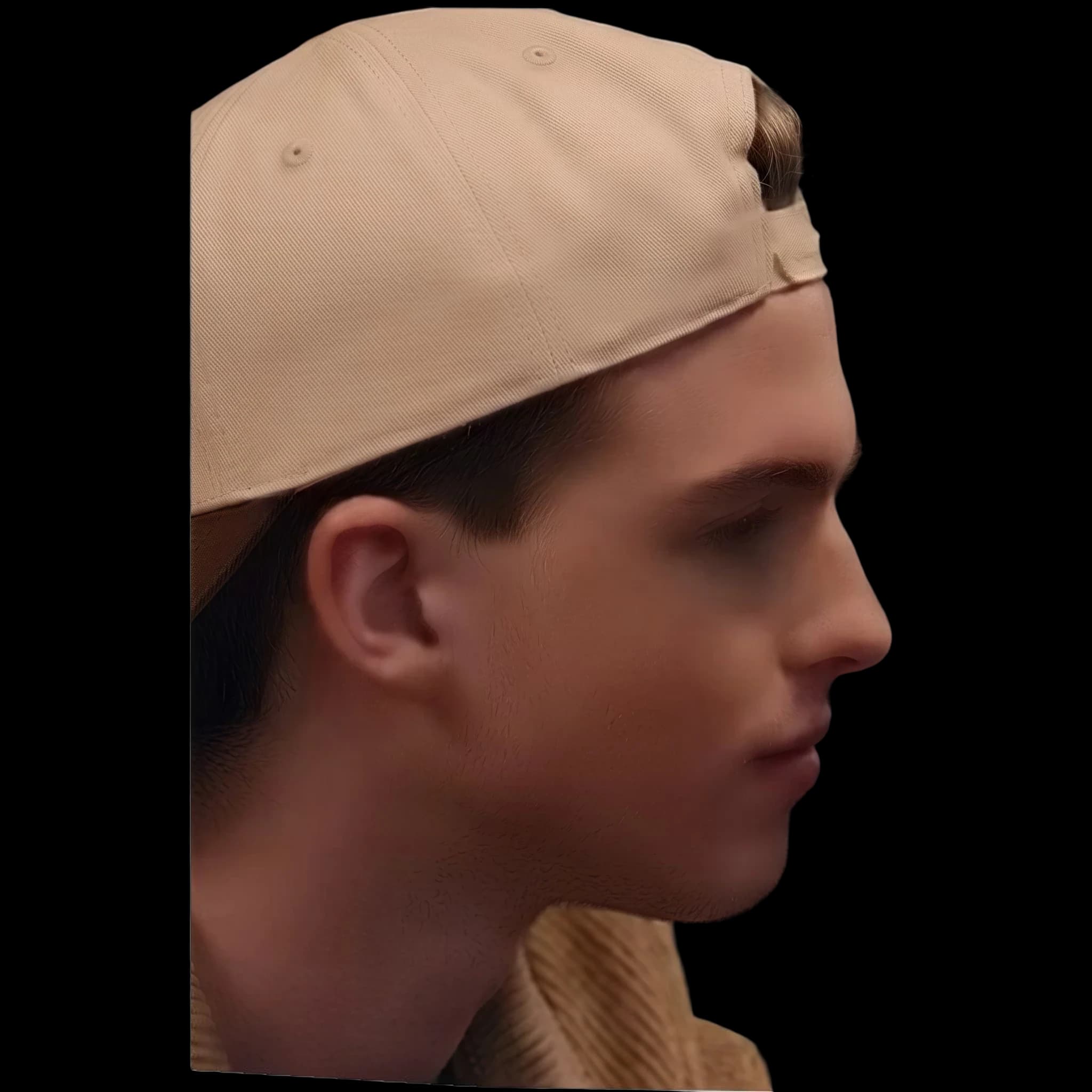 Iain Armitage, side profile