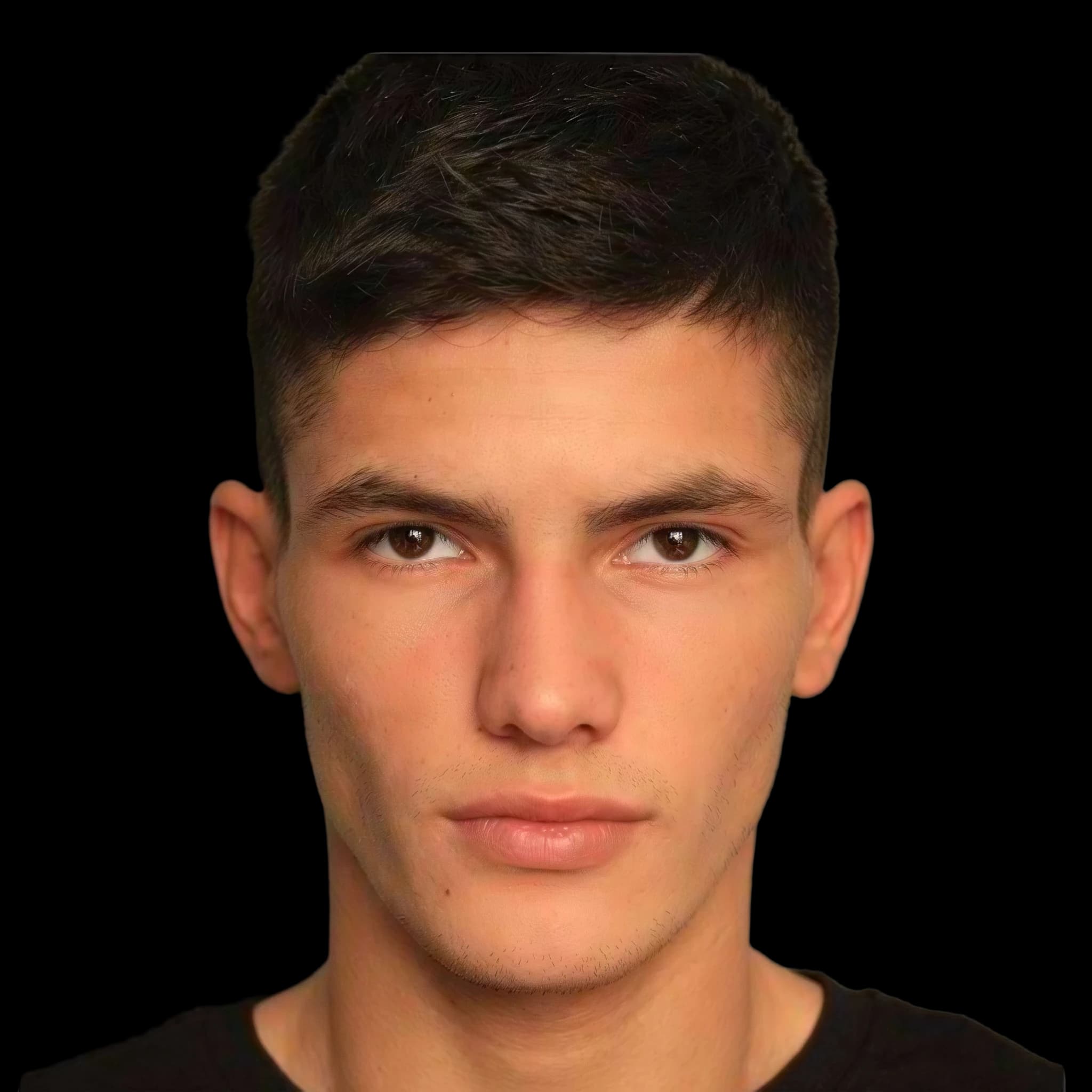Islam Dulatov, front profile