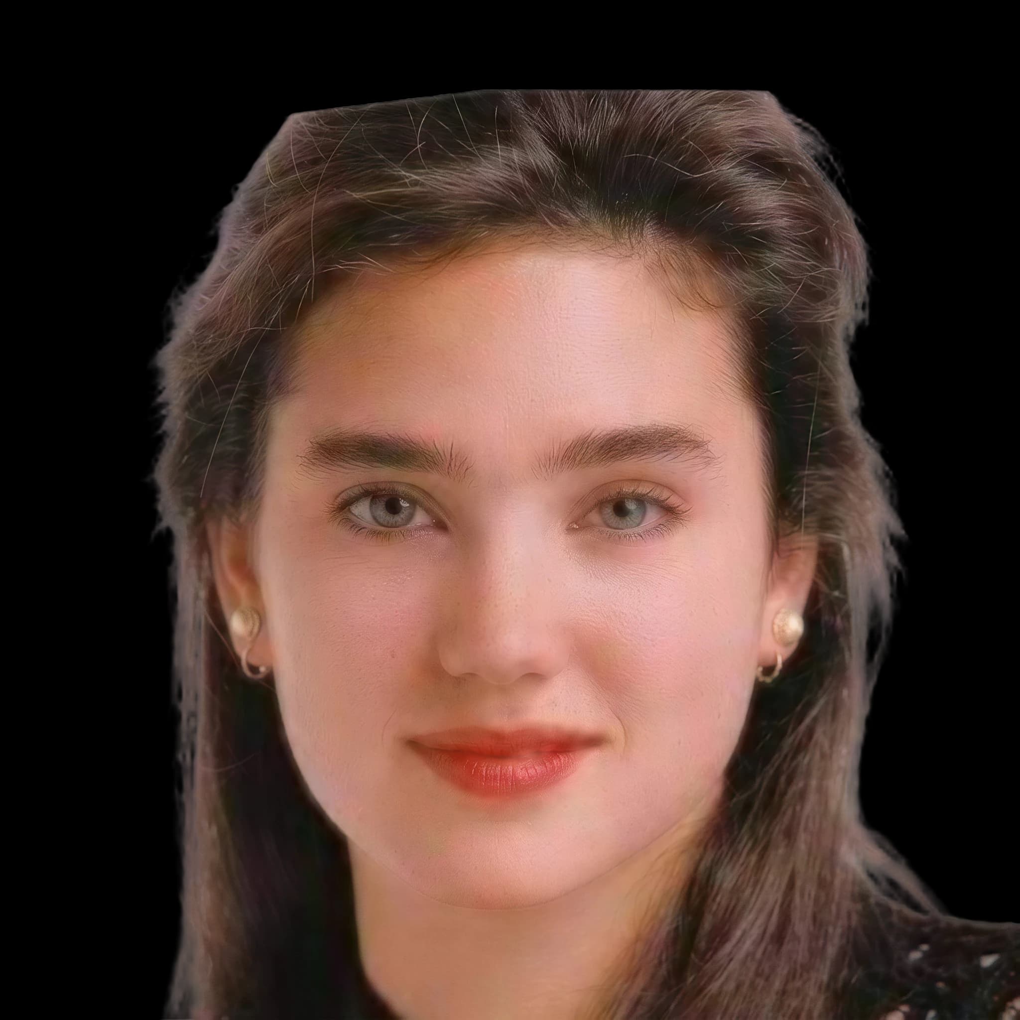 Jennifer Connelly "young", One Eye Apart Test