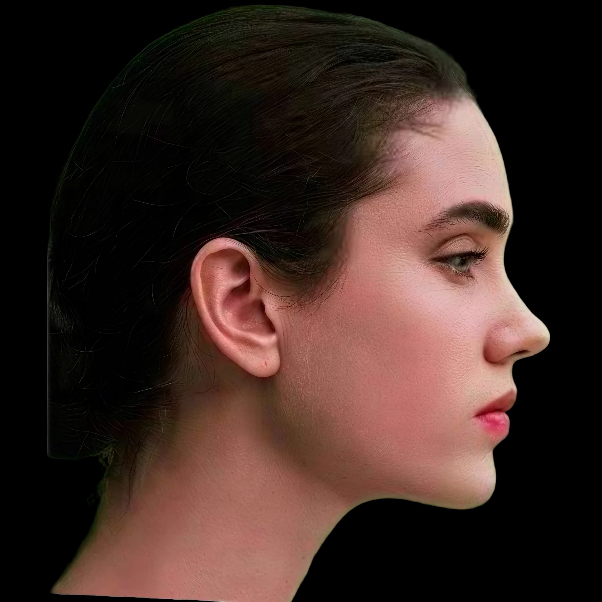 Jennifer Connelly "young", Recession relative to frankfort plane