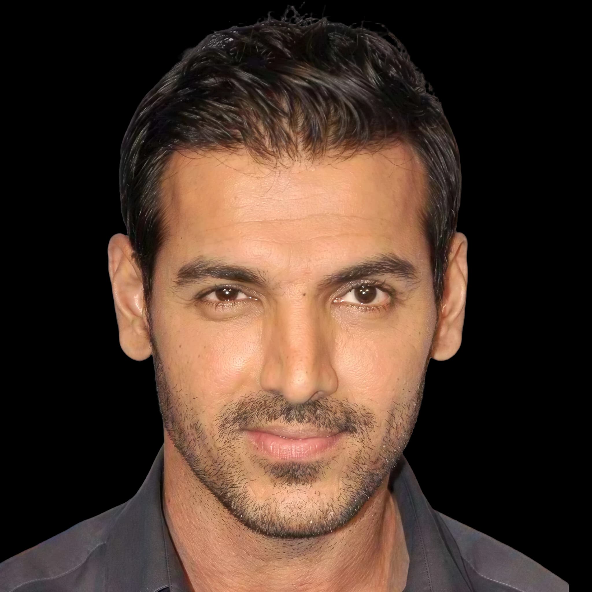 John Abraham, Cheekbone height