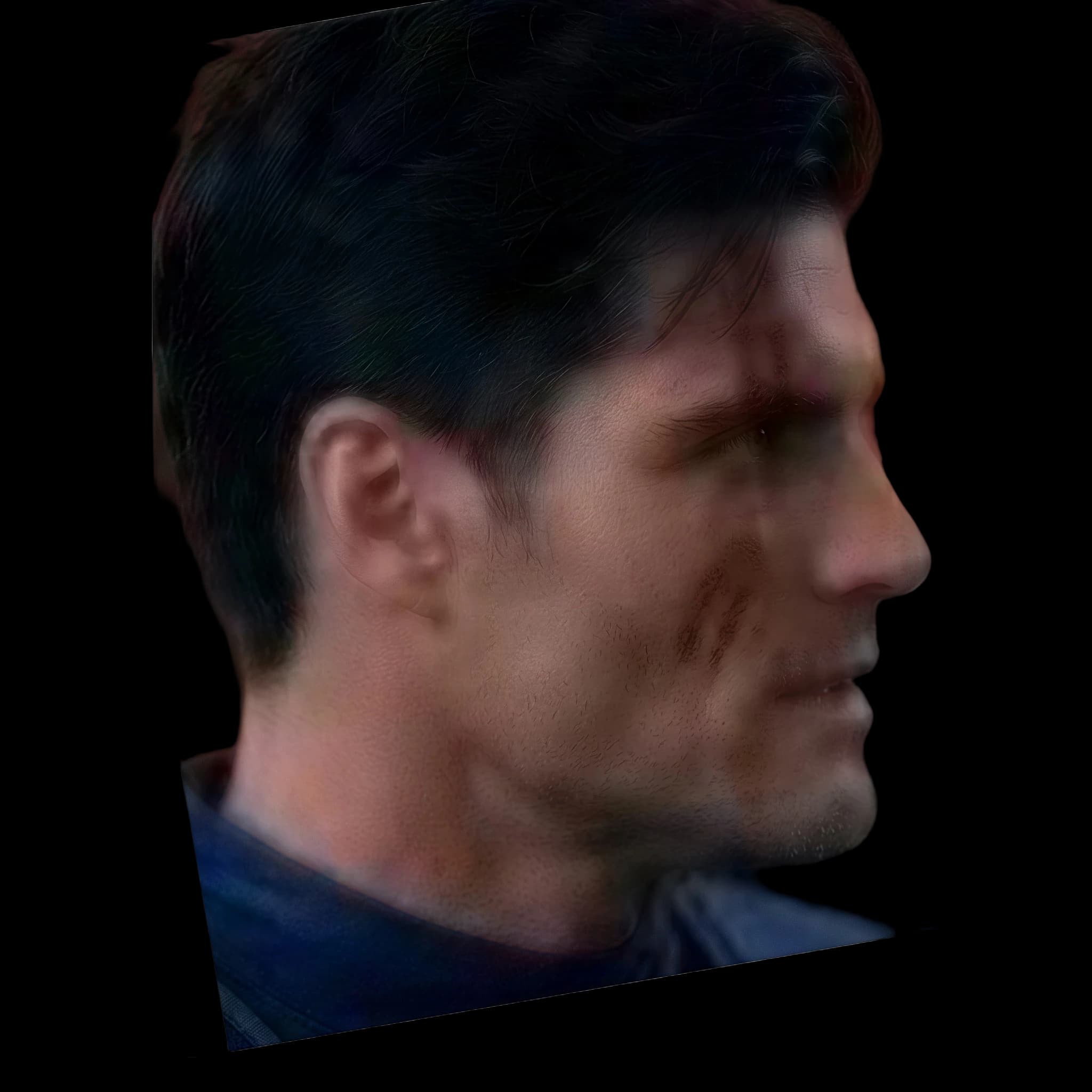 John Turk, side profile