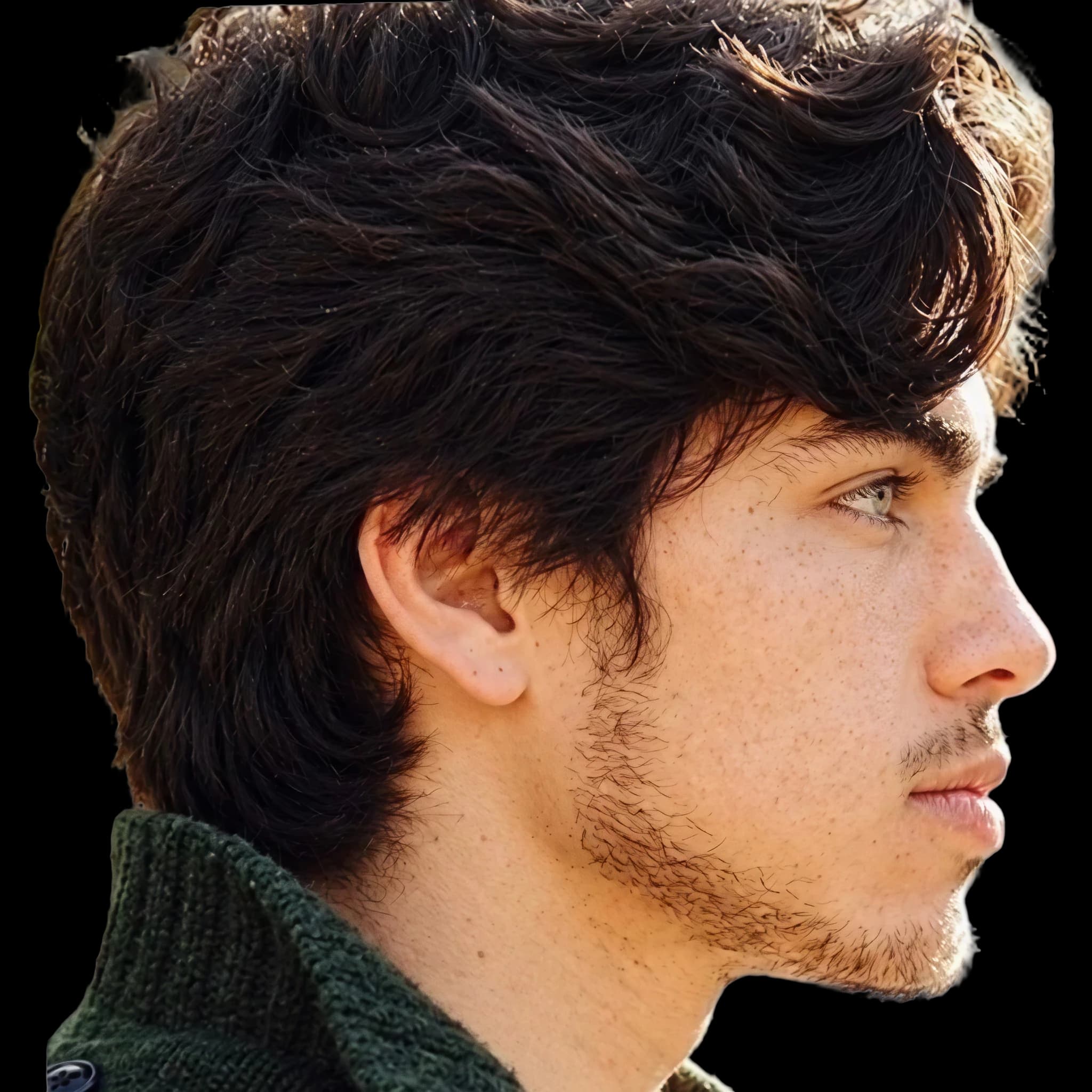 Josh Gutierrez, side profile