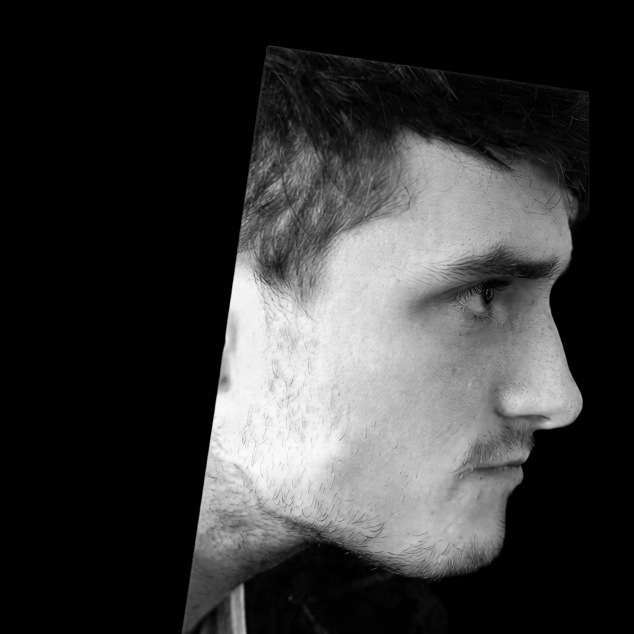 Josh Hutcherson, side profile