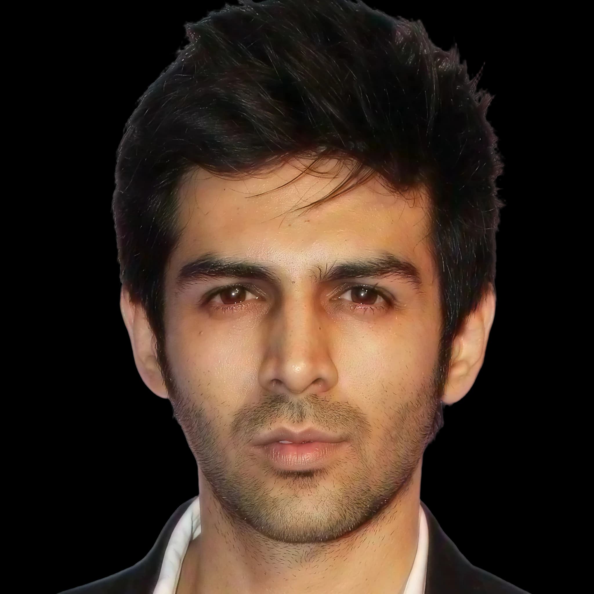Kartik aaryan, front profile