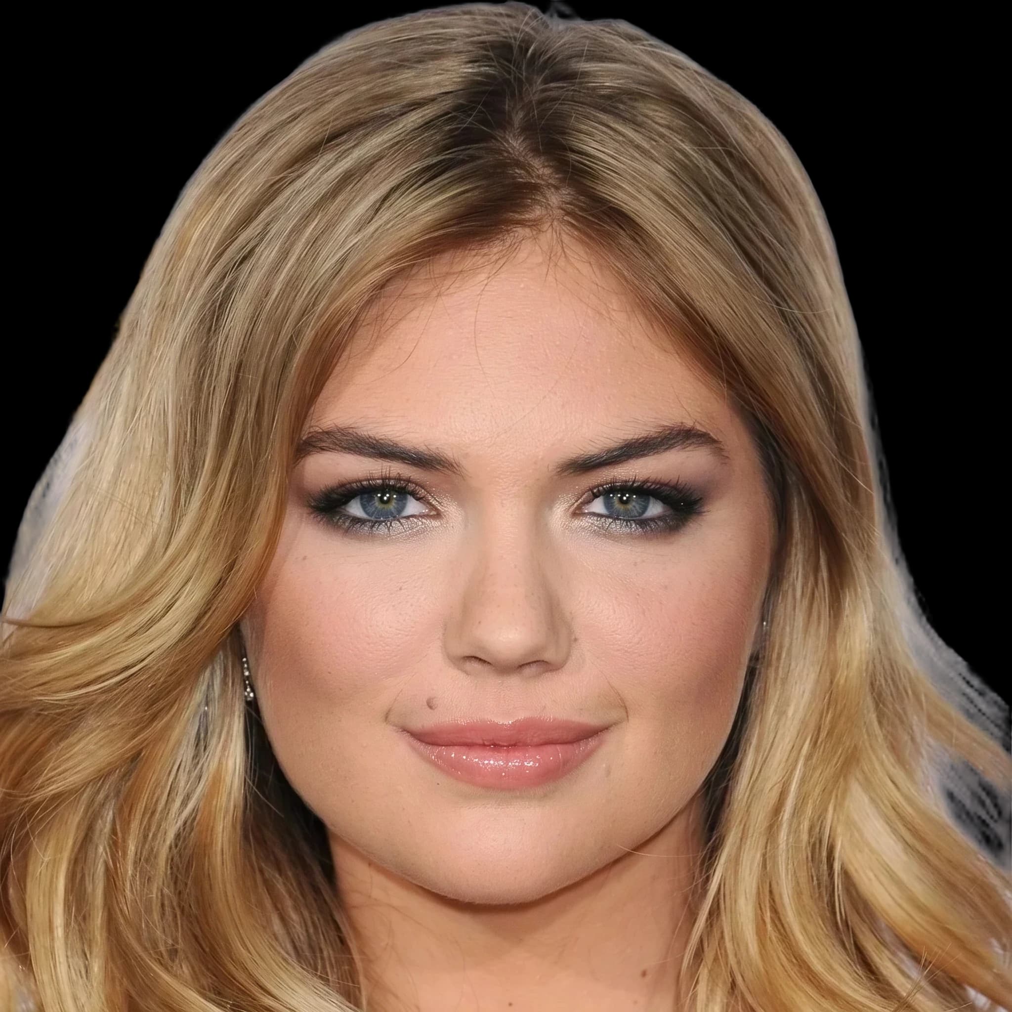 Kate Upton, Face Shape