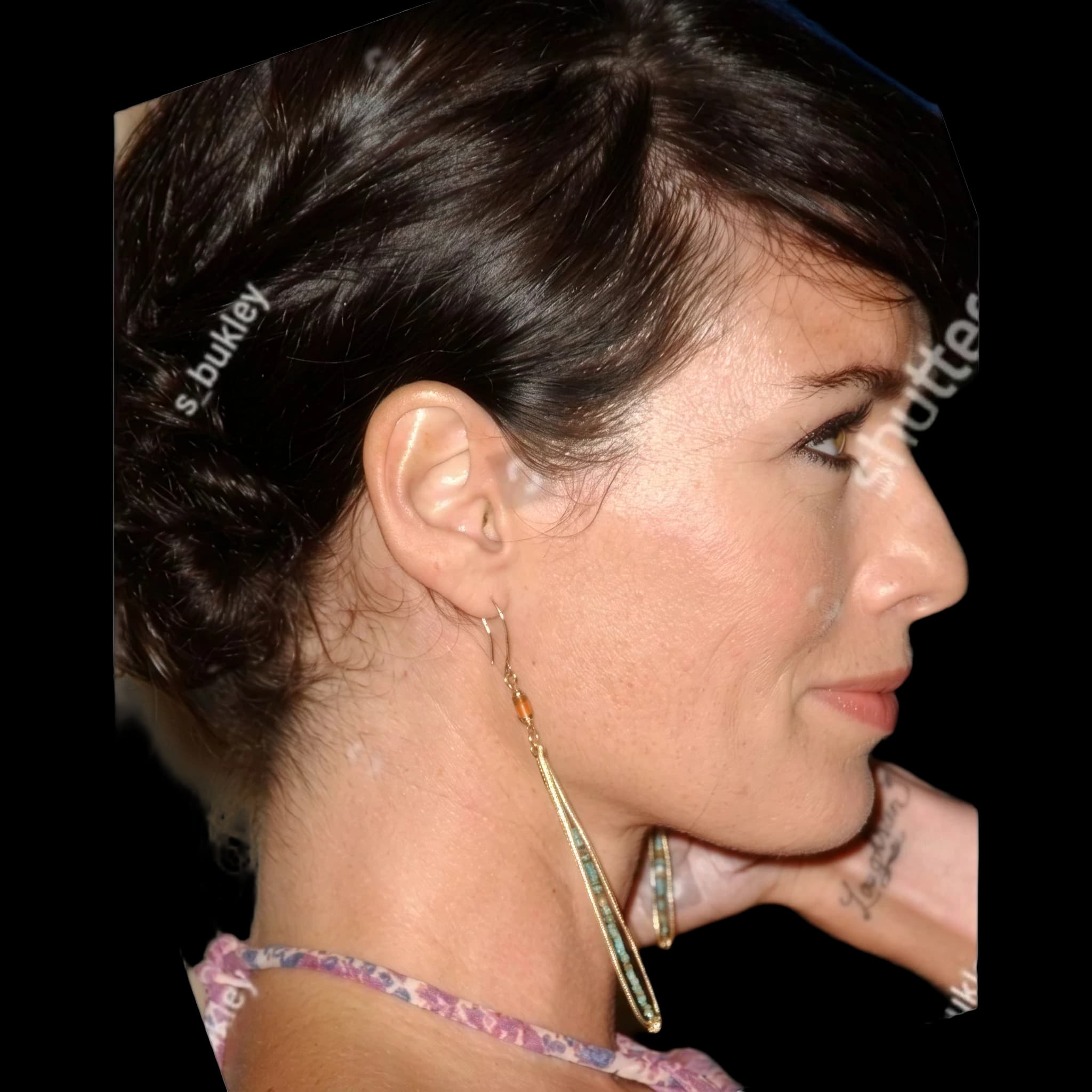 Lena Headey, side profile