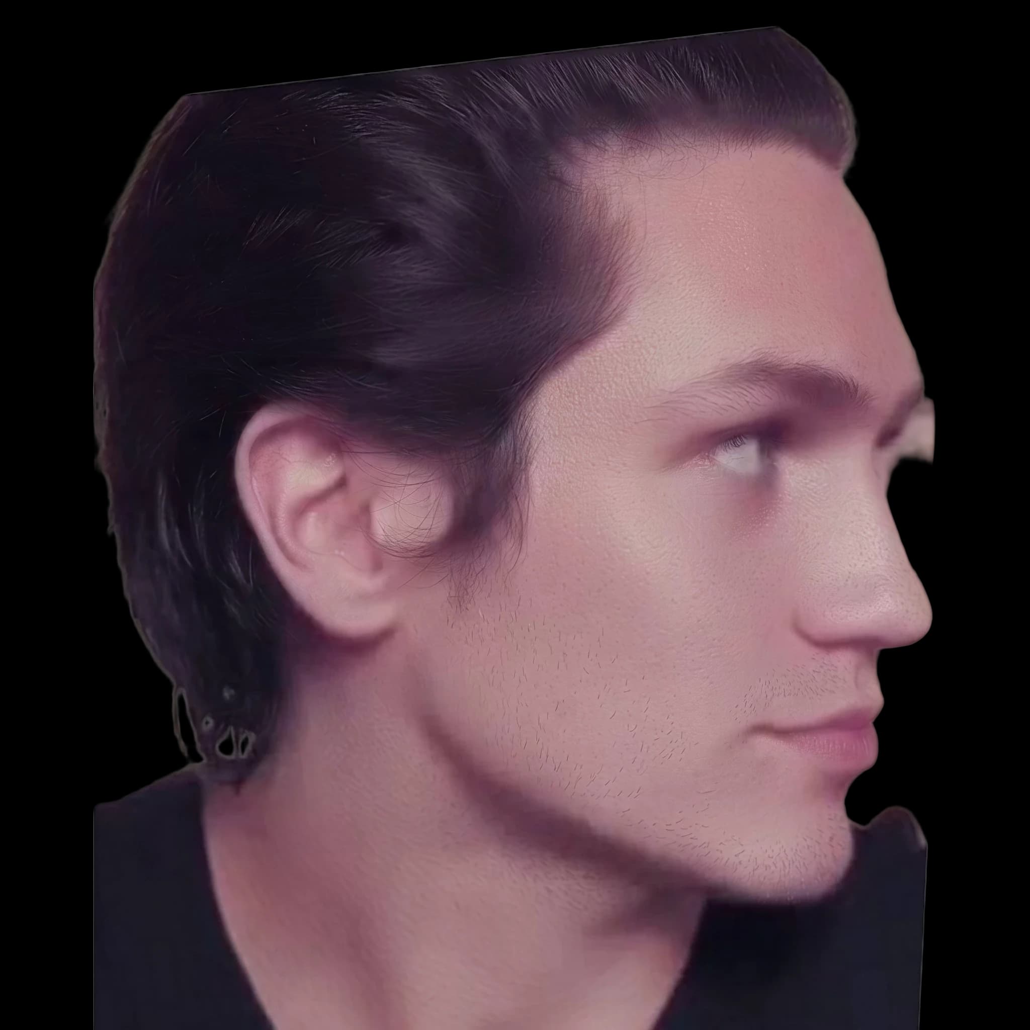Lil Huddy, side profile