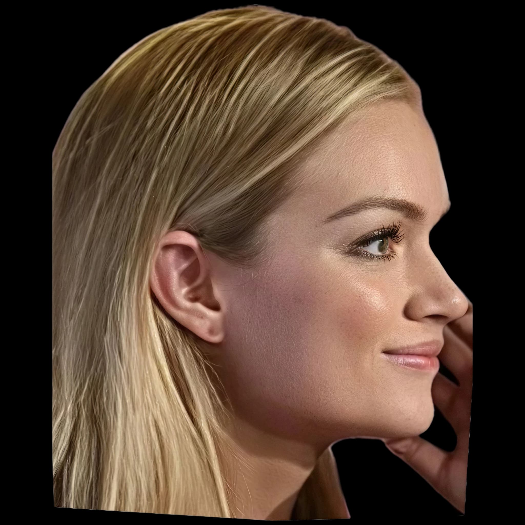 Lindsay Ellingson, side profile