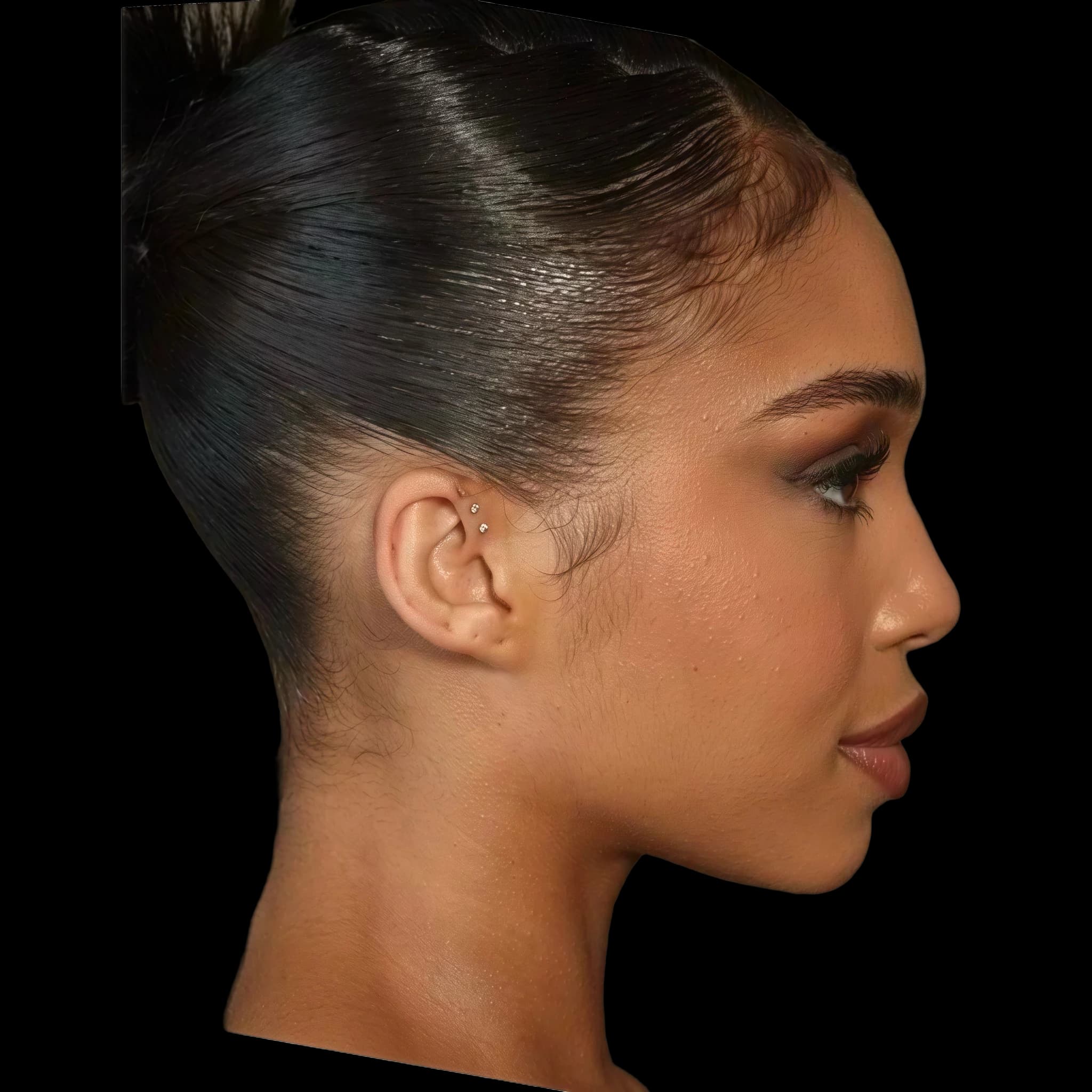 Lori Harvey, Browridge Inclination Angle