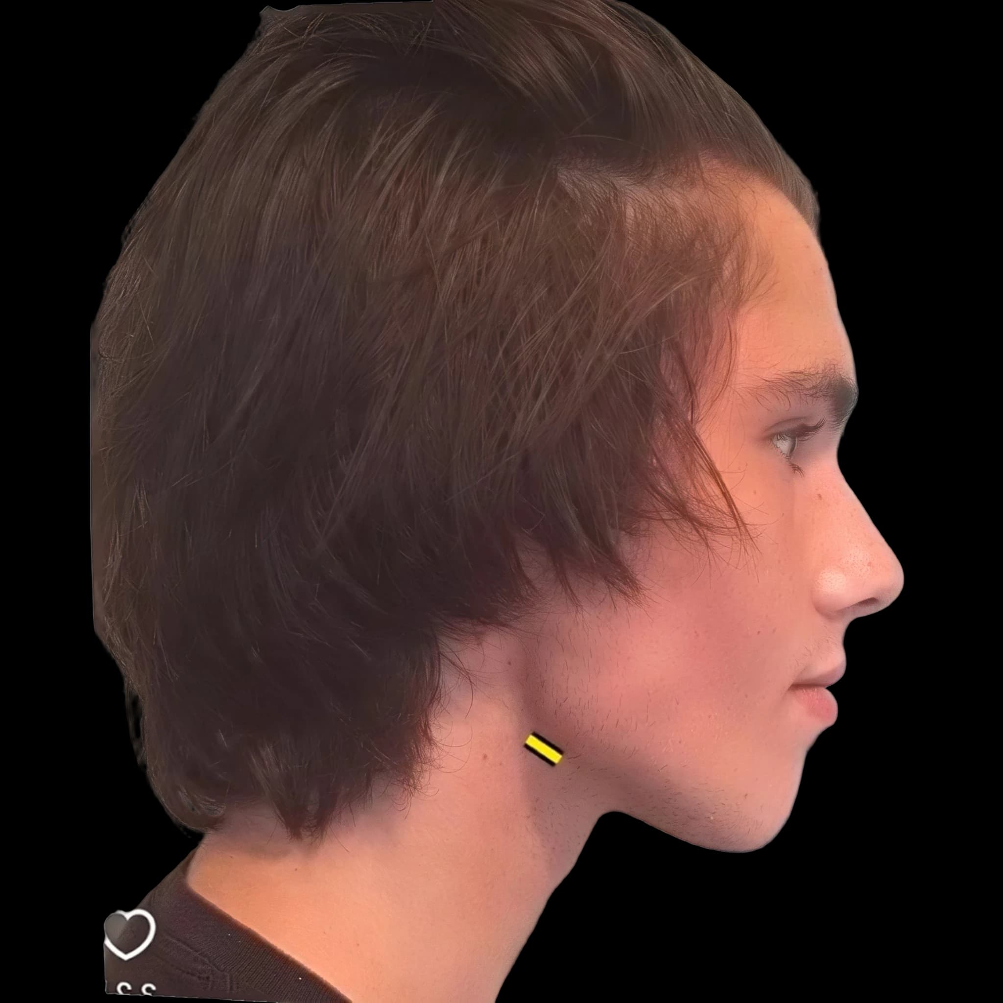 Luke Parry, side profile