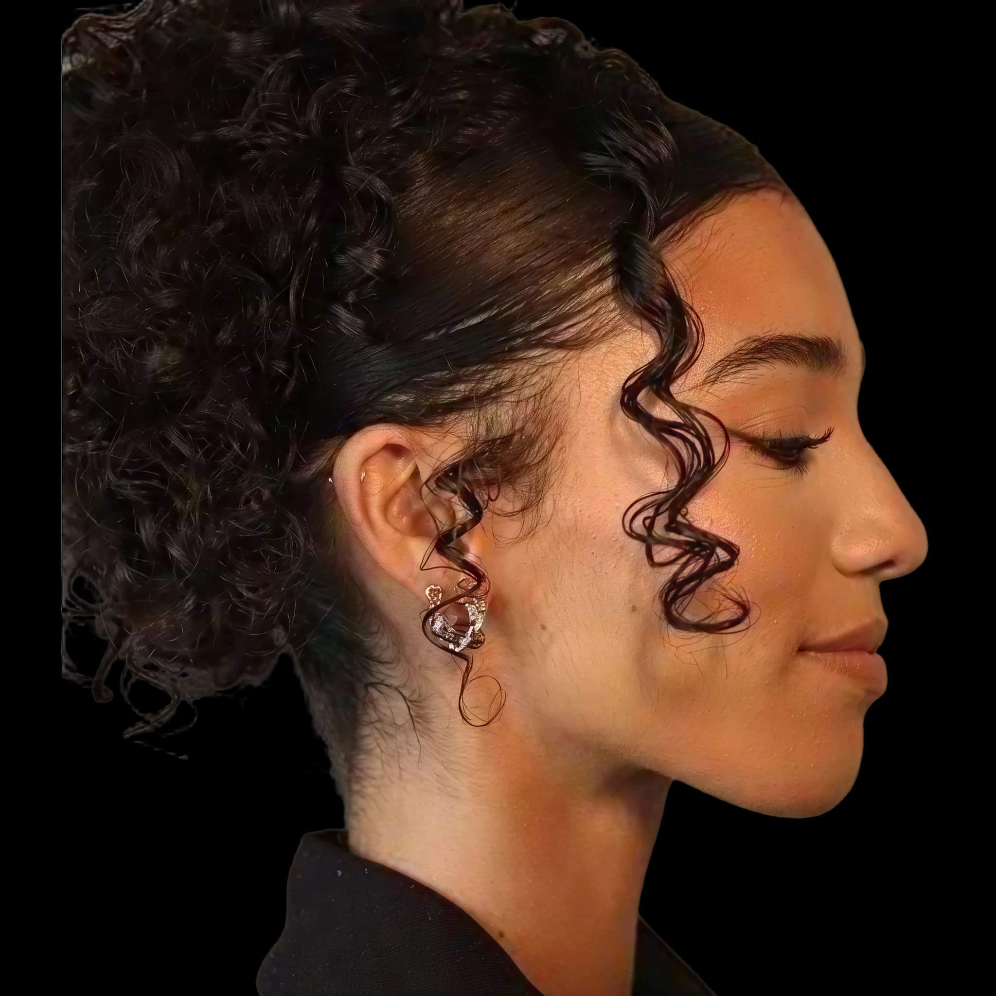 Malia Baker, Lower Lip E-Line Position