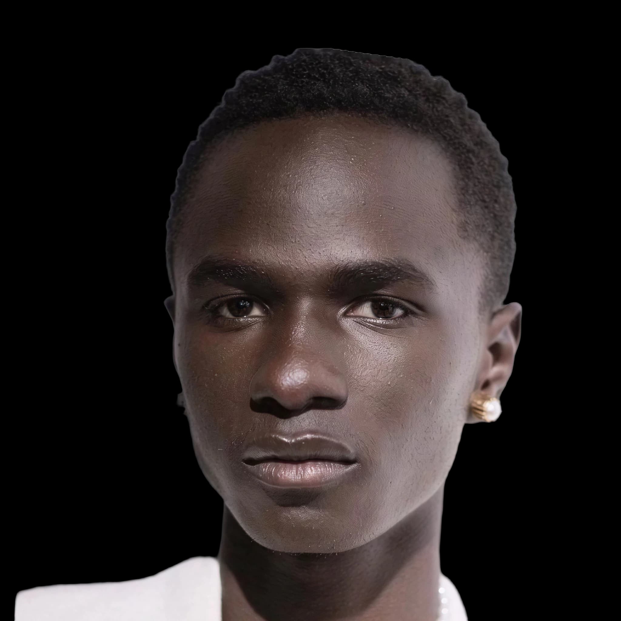 Malick Bodian, front profile