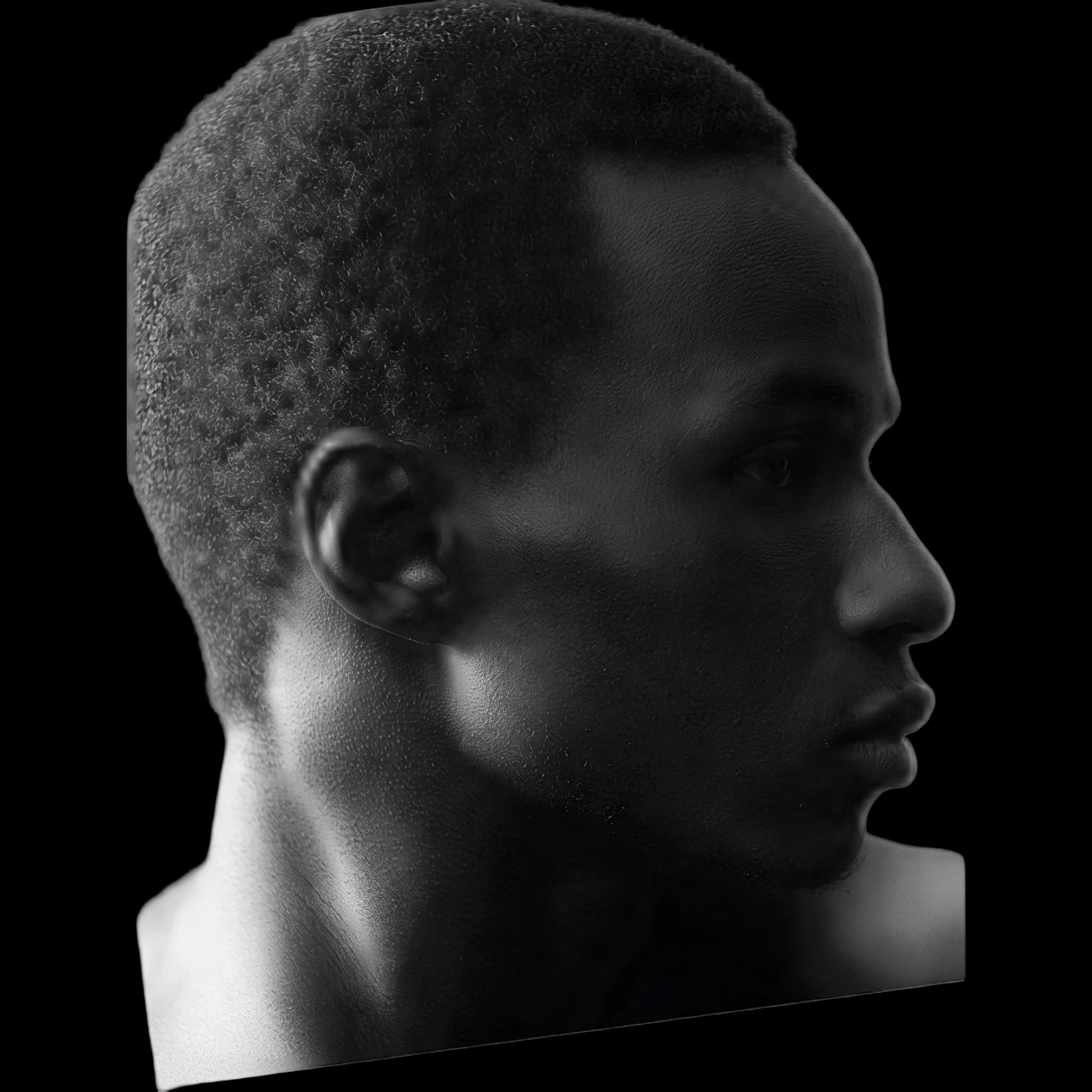 Malick Bodian, side profile