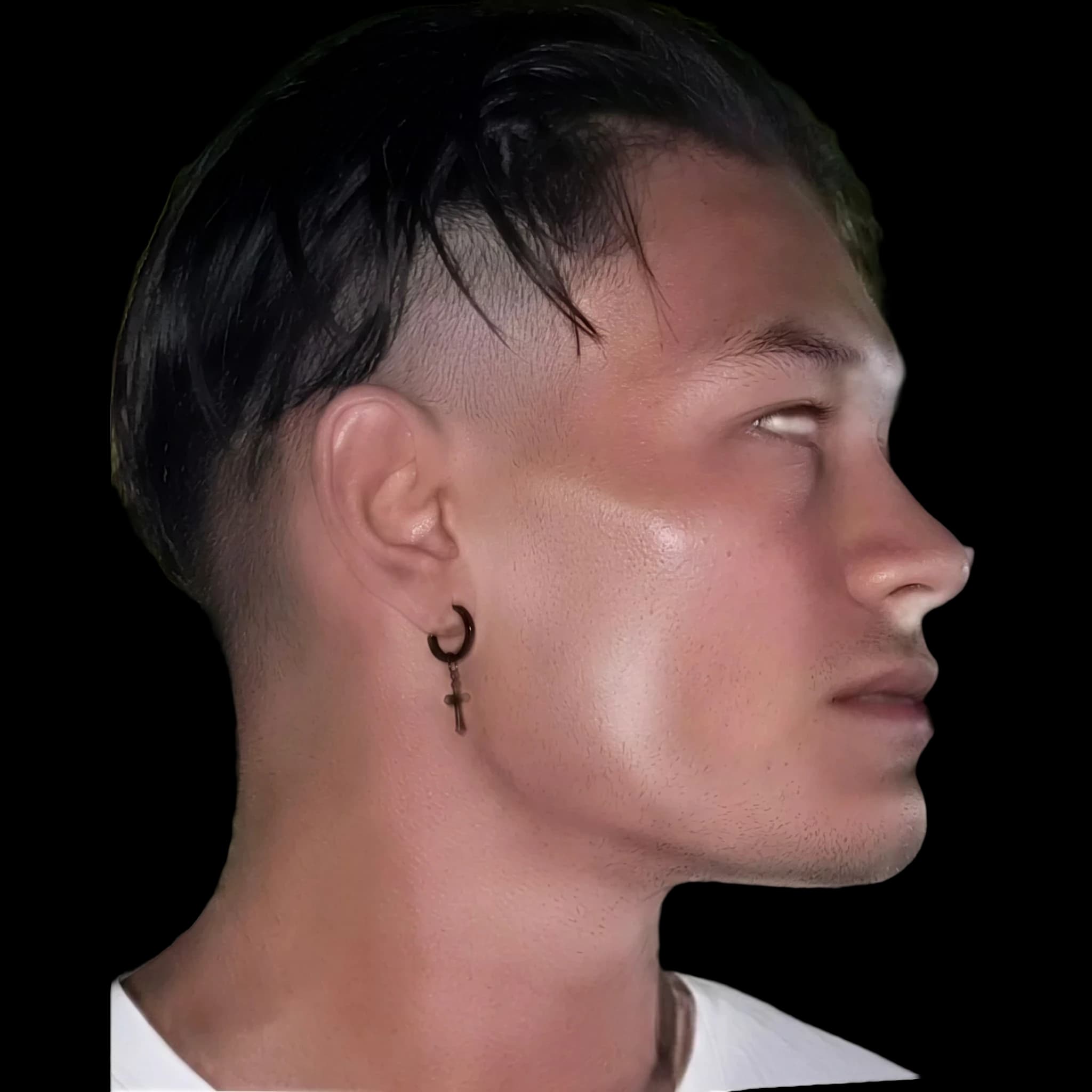 Massimo di Sante, side profile
