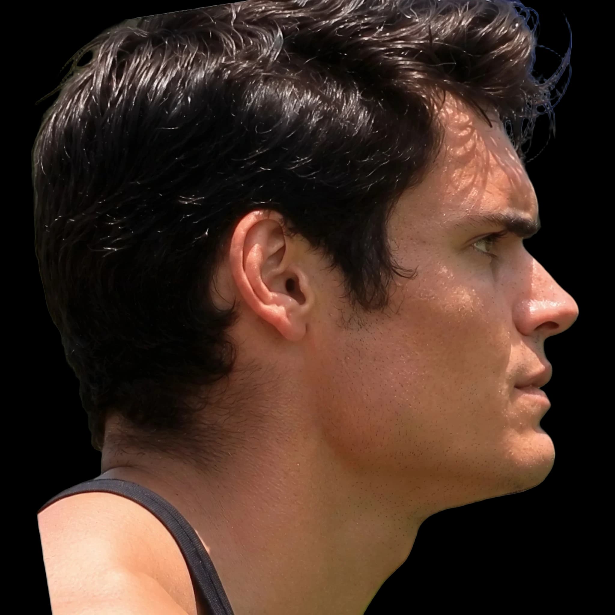Matt Lemond (Model), Total Facial Convexity