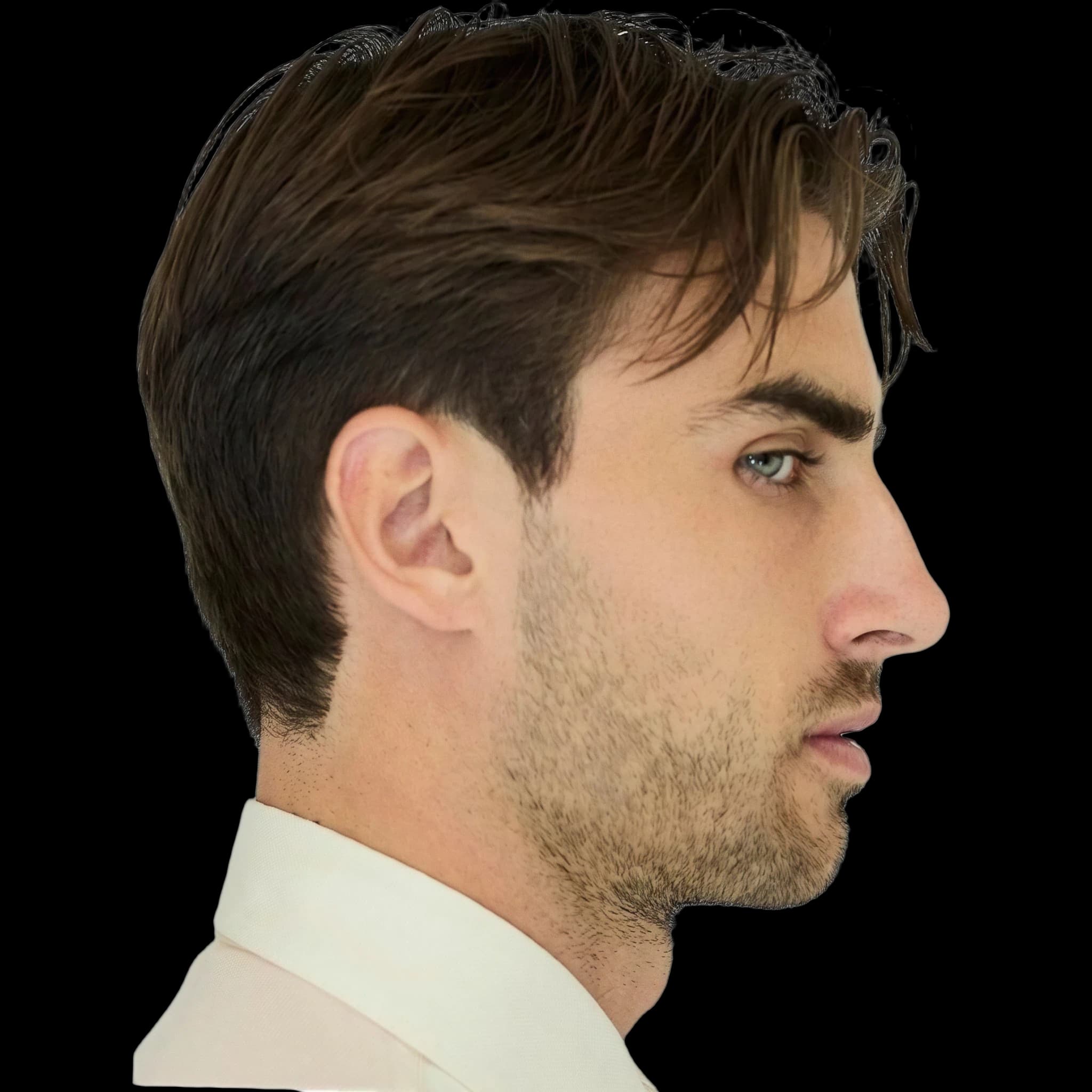 Matteo Gozzi, side profile