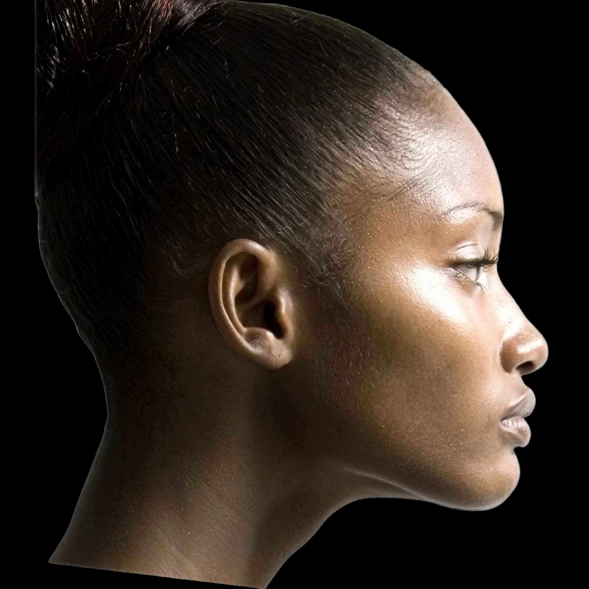 Melodie Monrose, side profile