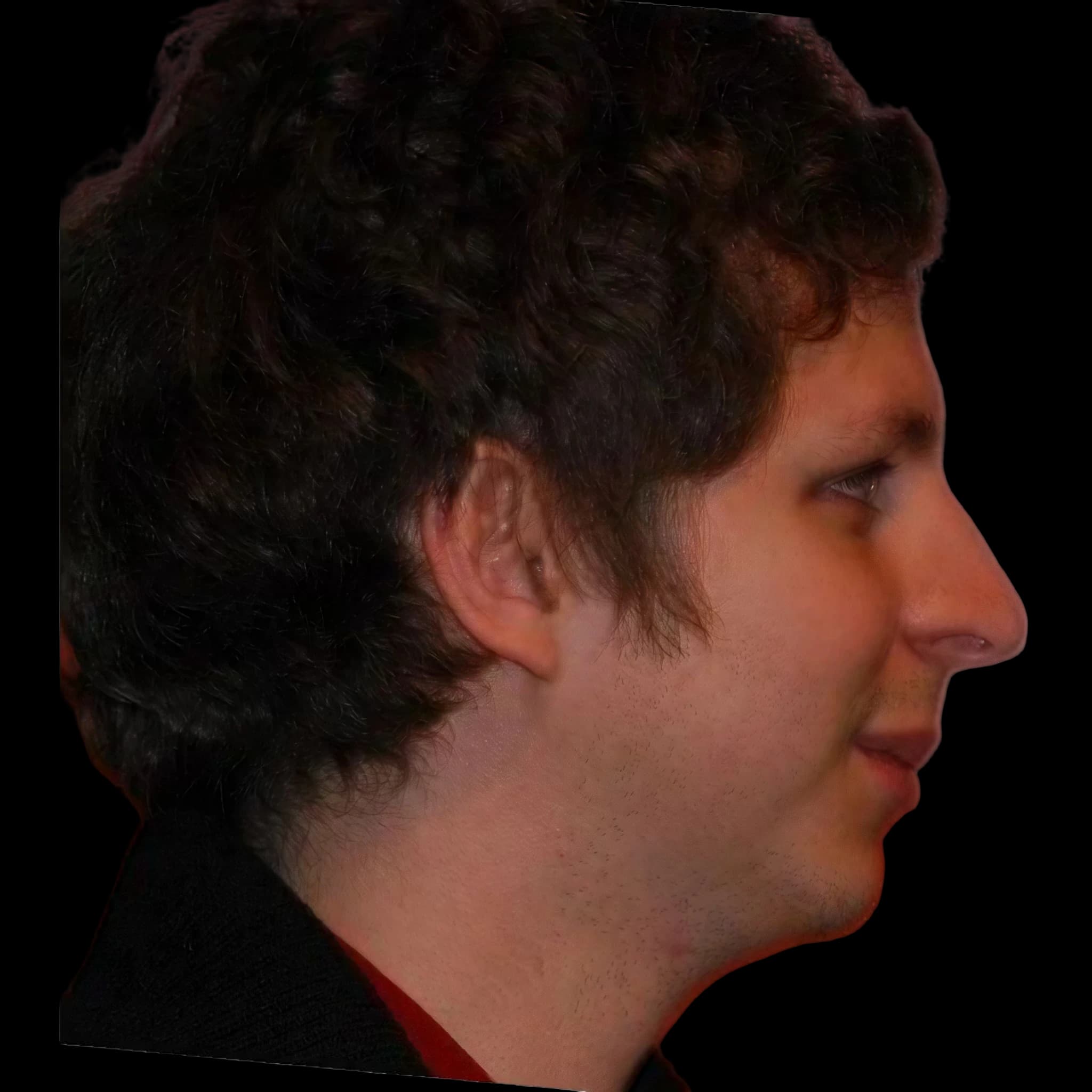 Michael Cera, side profile